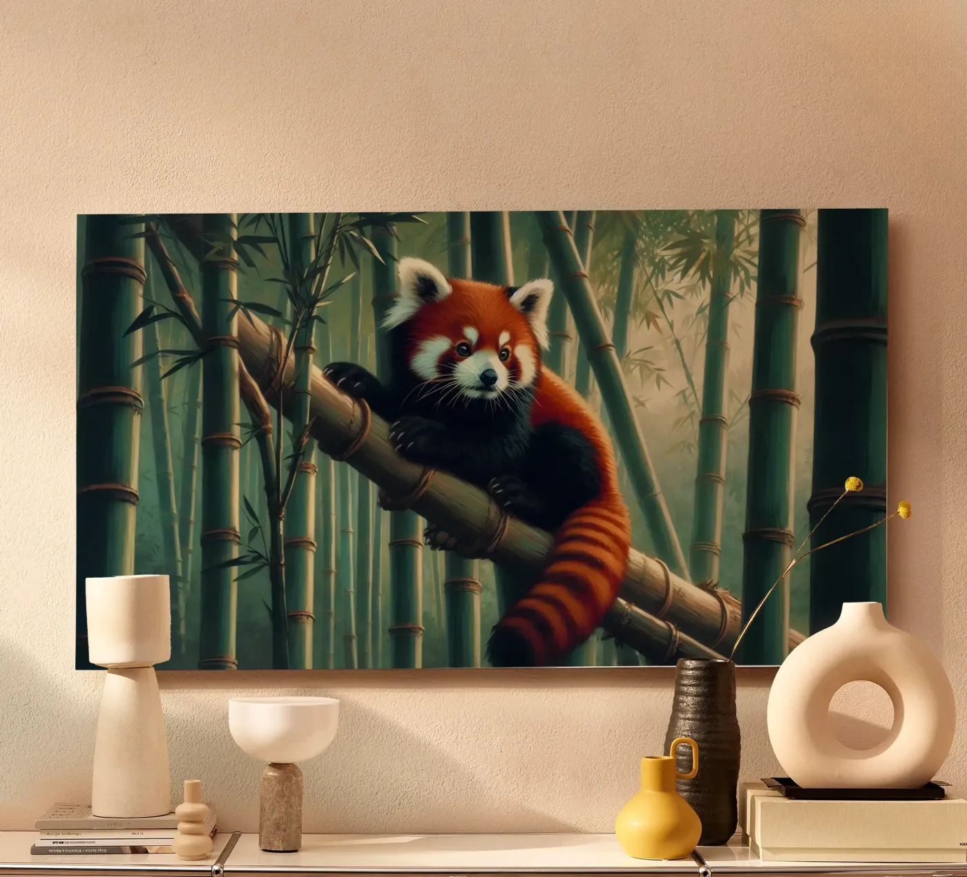 PANDA ROUX pannello forex da RUBIANT ART