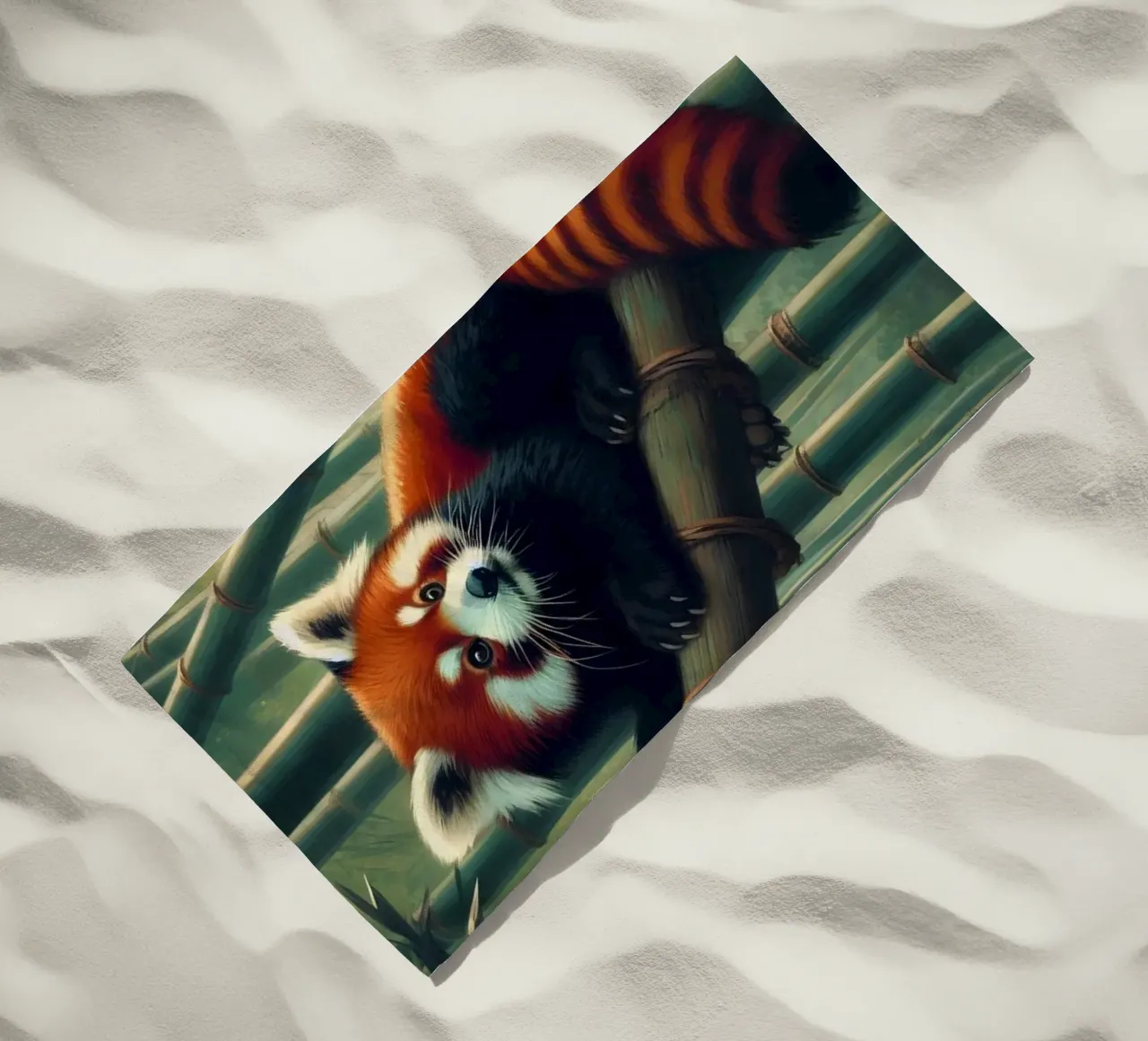 PANDA ROUX telo mare da RUBIANT ART