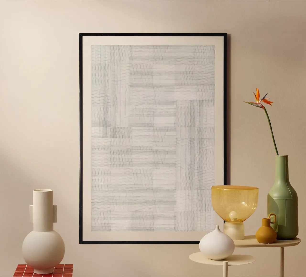 Blocchi bianchi intrecciati I poster da Cartissi