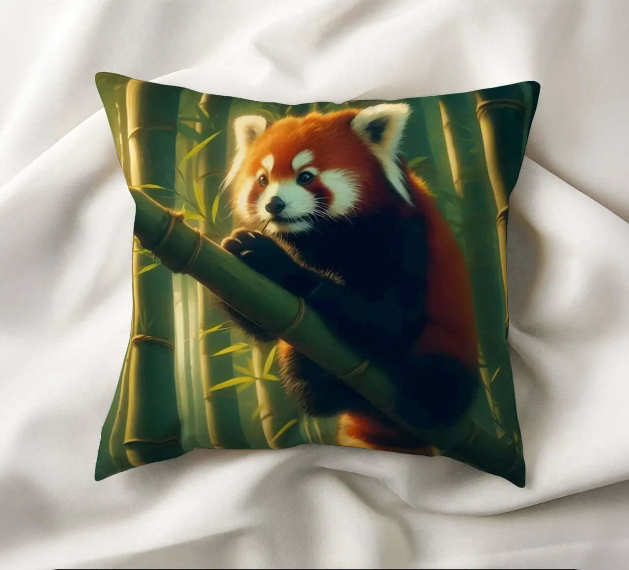 PANDA ROUX cuscino da RUBIANT ART
