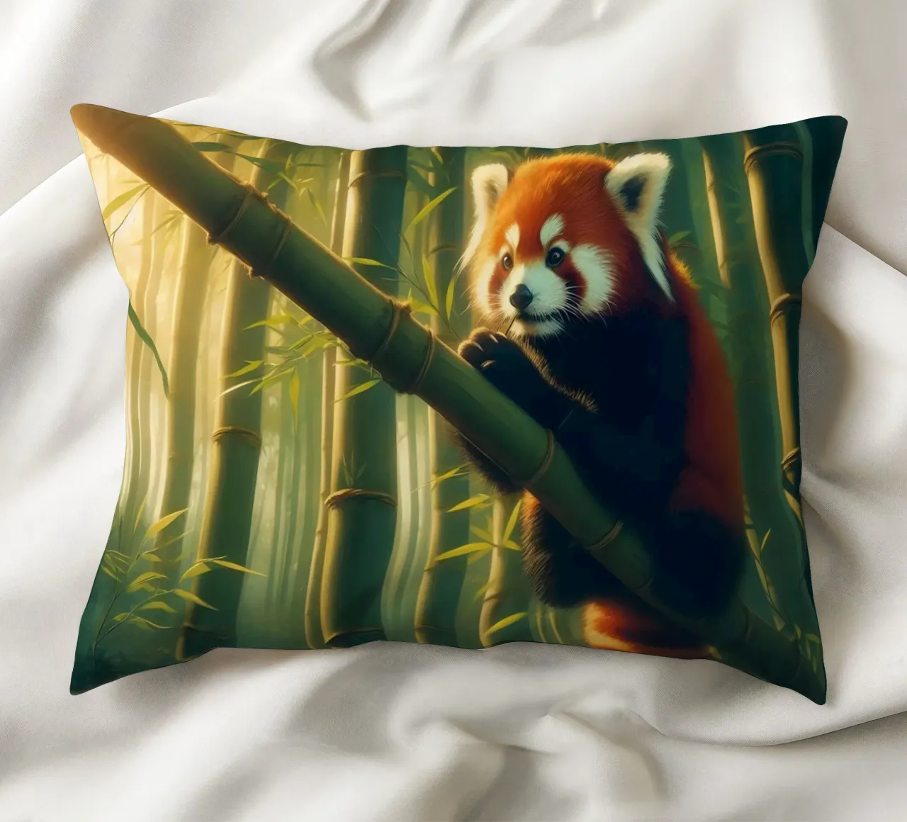 PANDA ROUX cuscino da RUBIANT ART