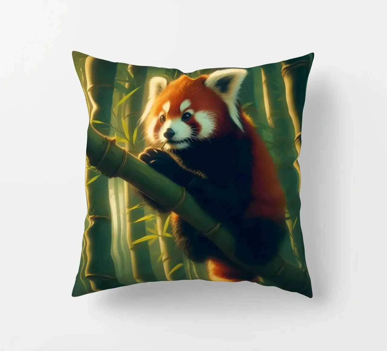 PANDA ROUX cuscino da RUBIANT ART
