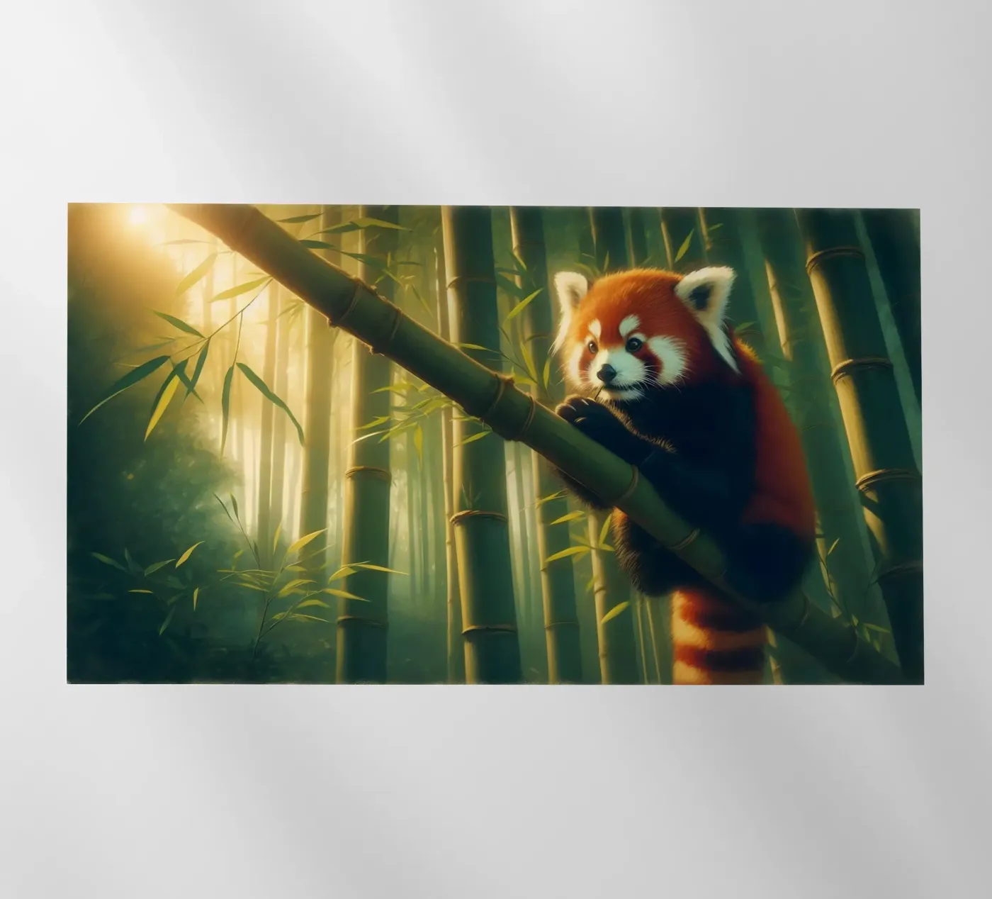 PANDA ROUX pellicola backlit da RUBIANT ART