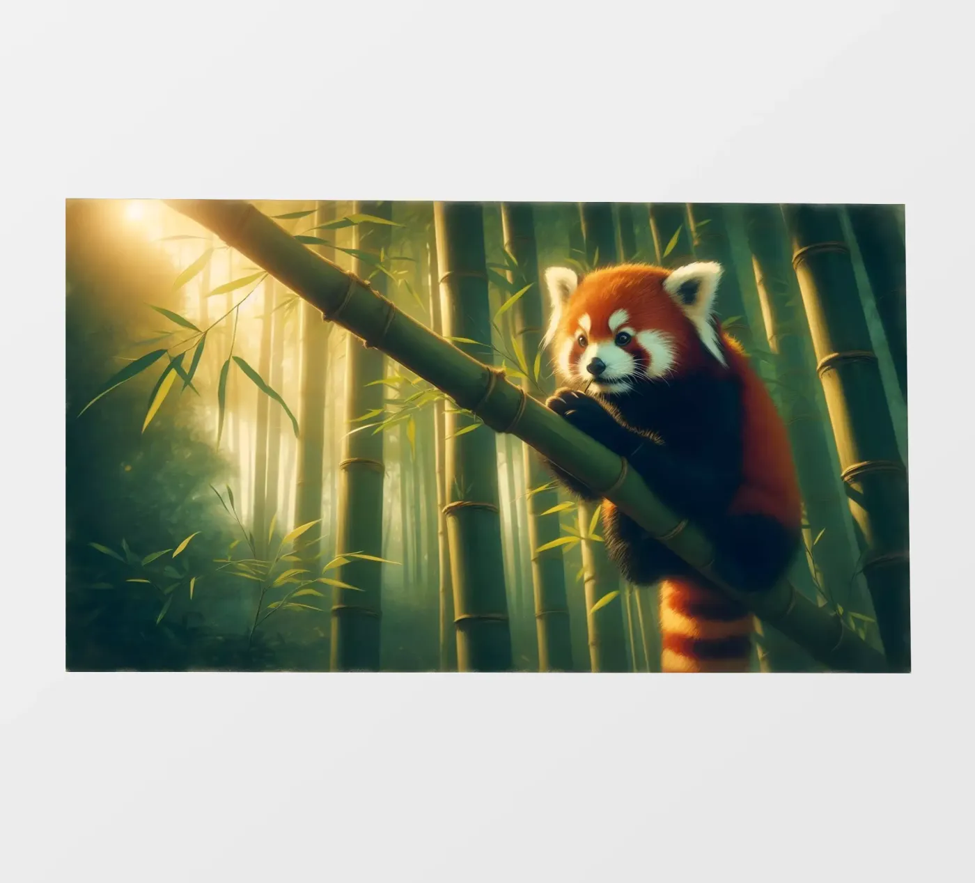 PANDA ROUX pellicola backlit da RUBIANT ART