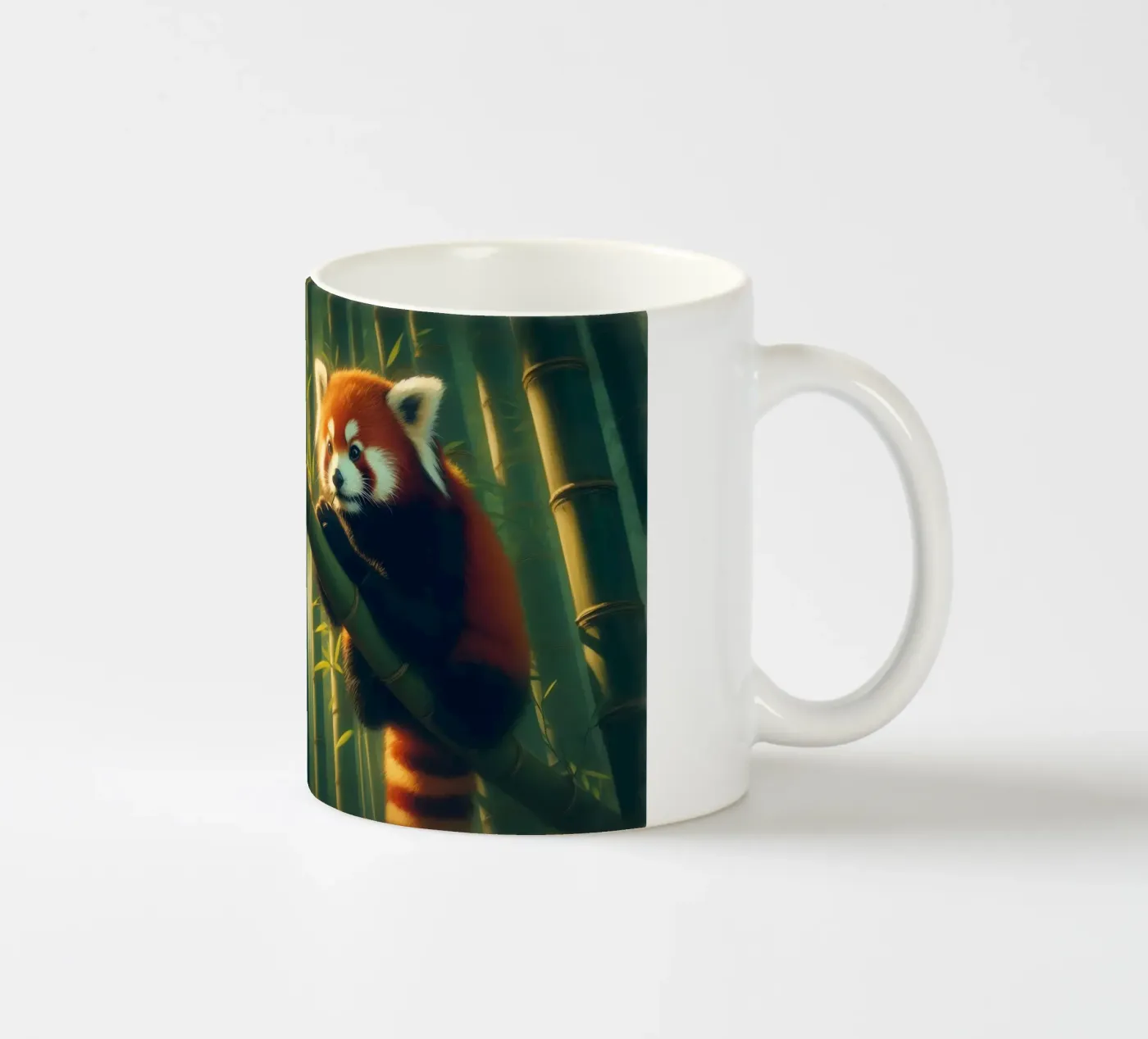 PANDA ROUX ceramic mug by RUBIANT ART