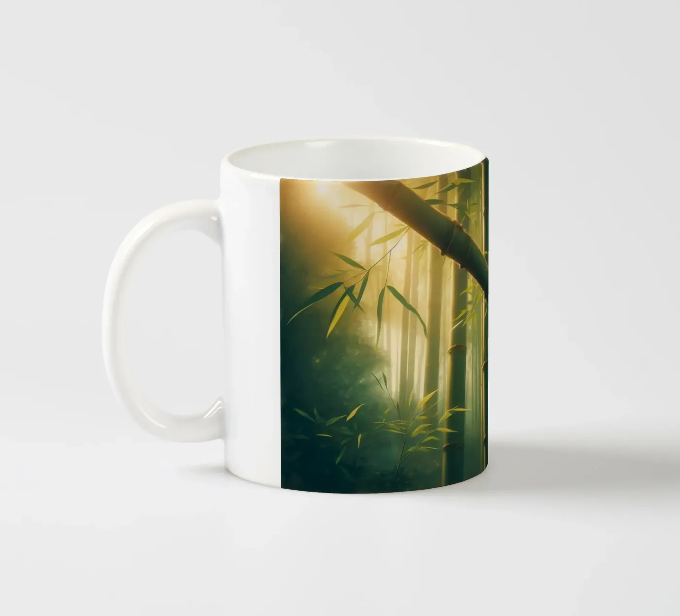 PANDA ROUX ceramic mug by RUBIANT ART