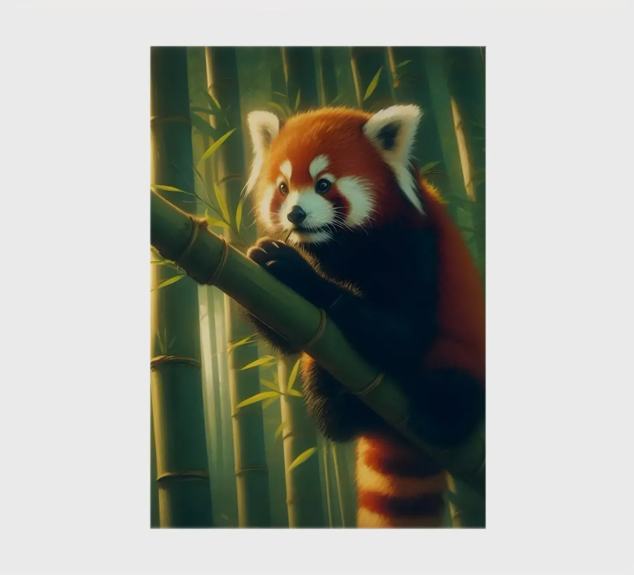 PANDA ROUX notebook by RUBIANT ART