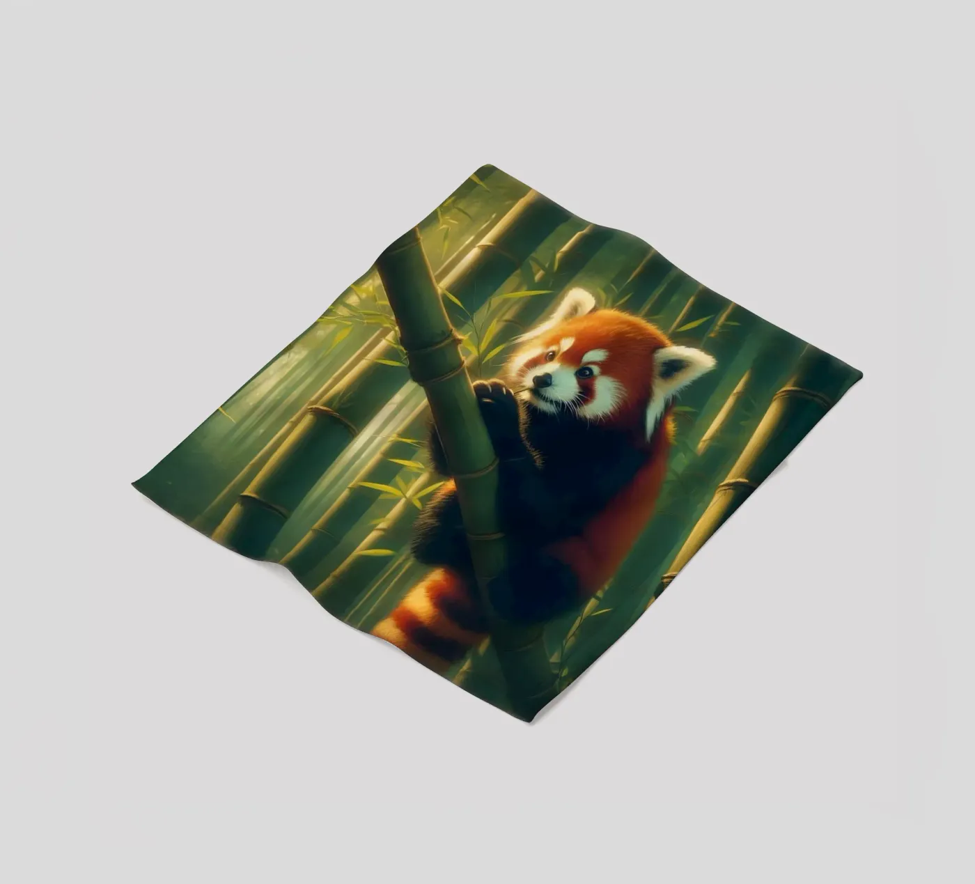 PANDA ROUX Fleecedecke von RUBIANT ART