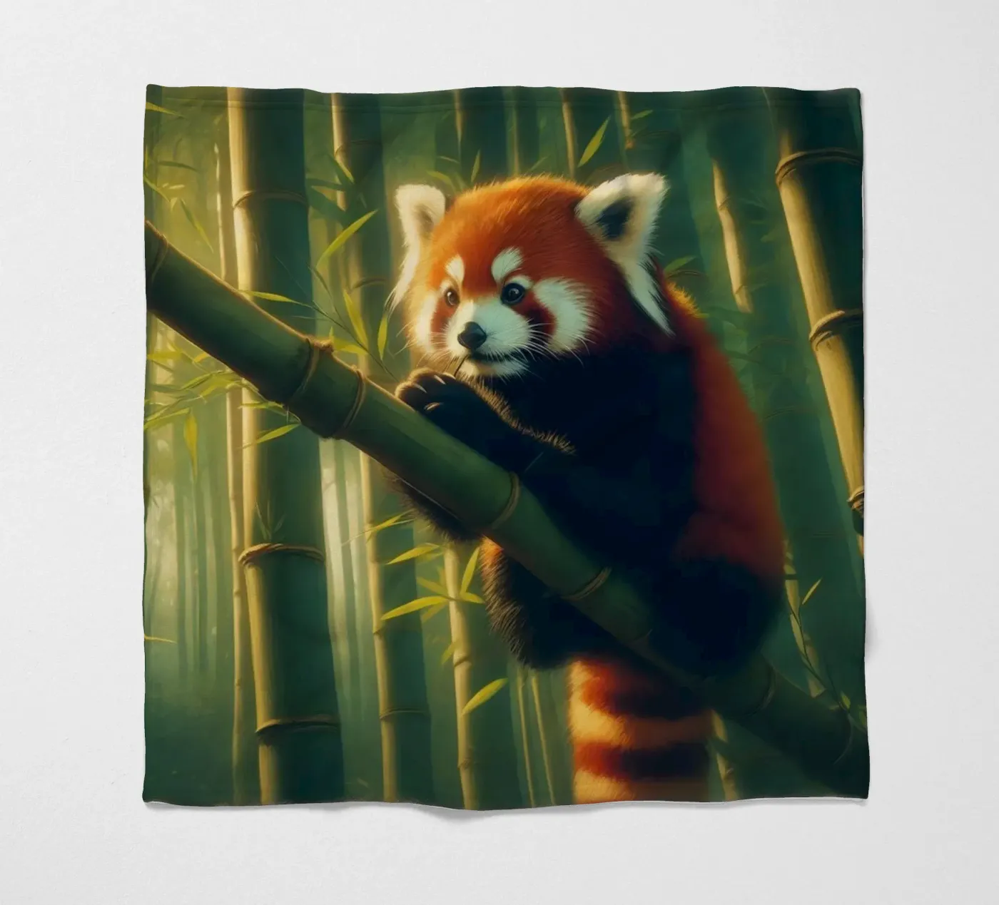 PANDA ROUX Fleecedecke von RUBIANT ART