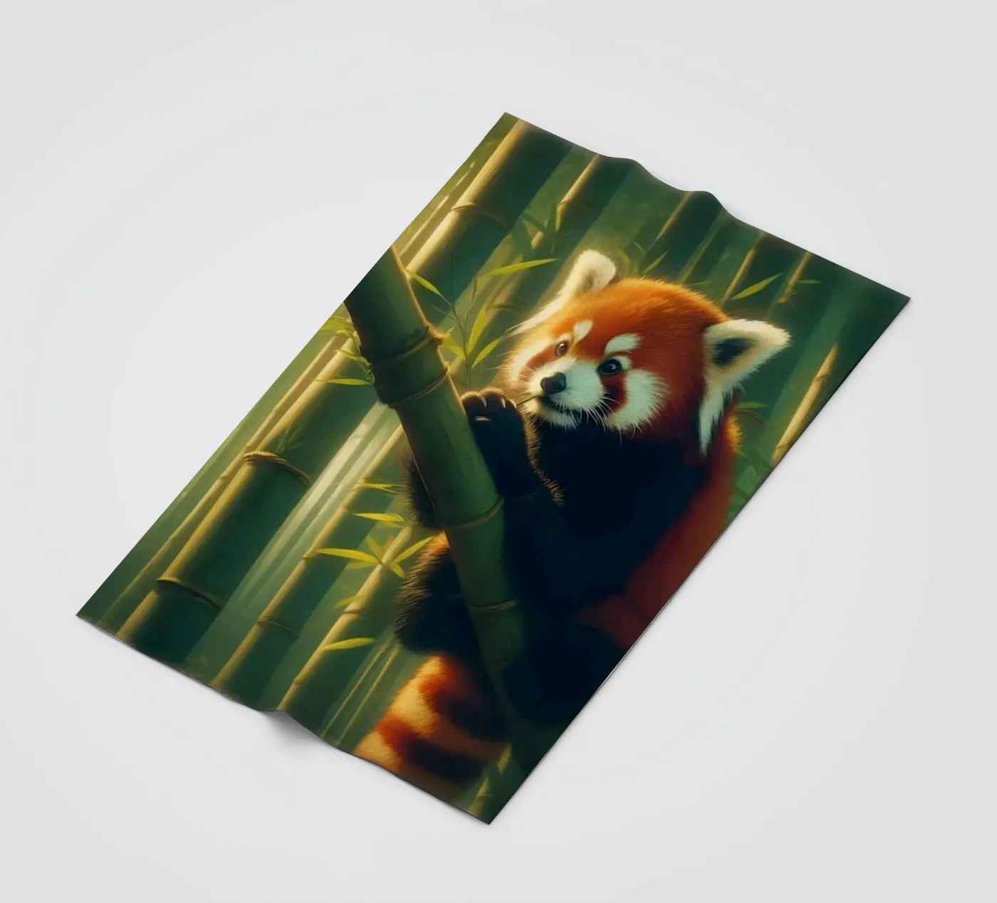 PANDA ROUX Fleecedecke von RUBIANT ART