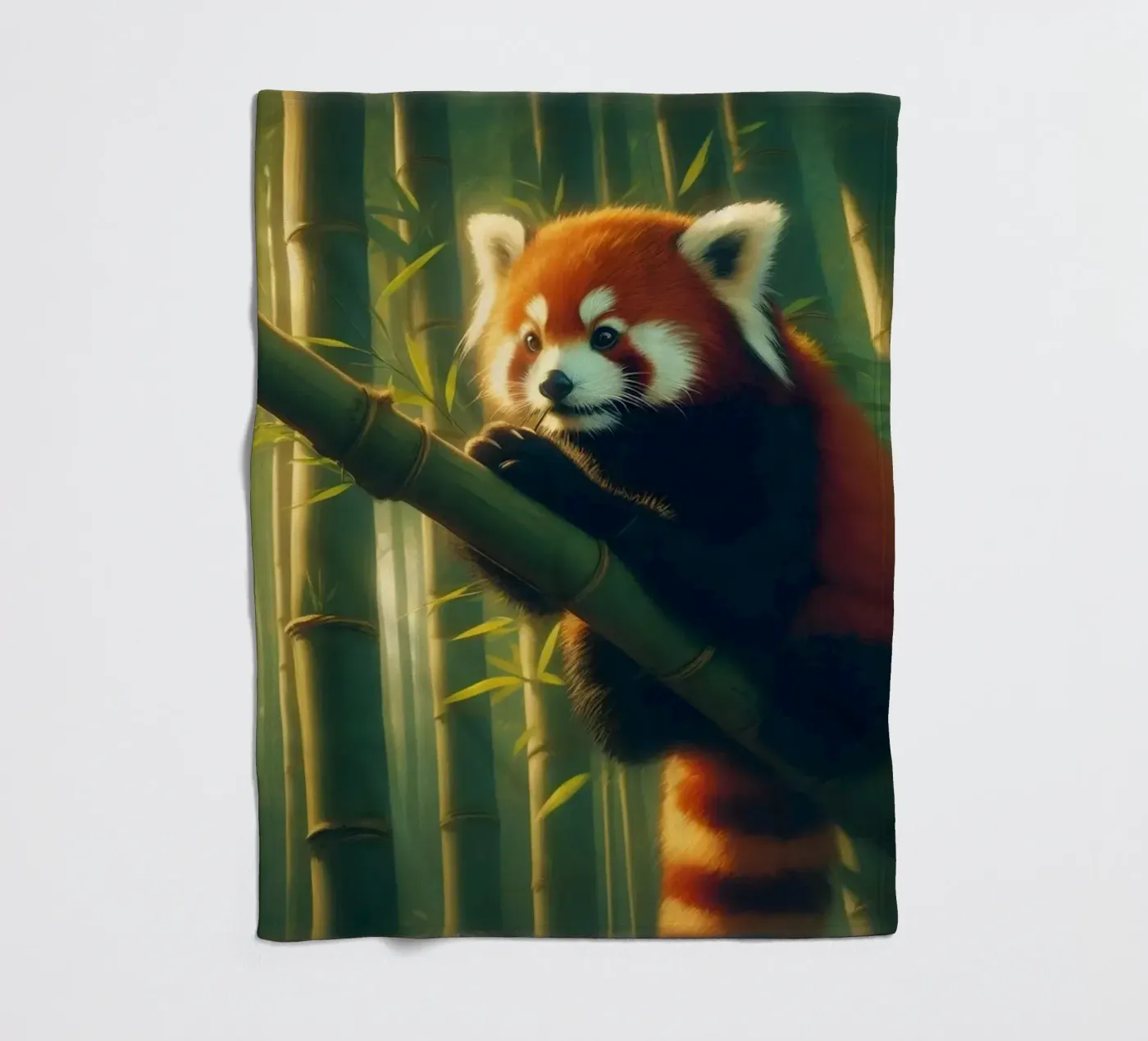 PANDA ROUX Fleecedecke von RUBIANT ART