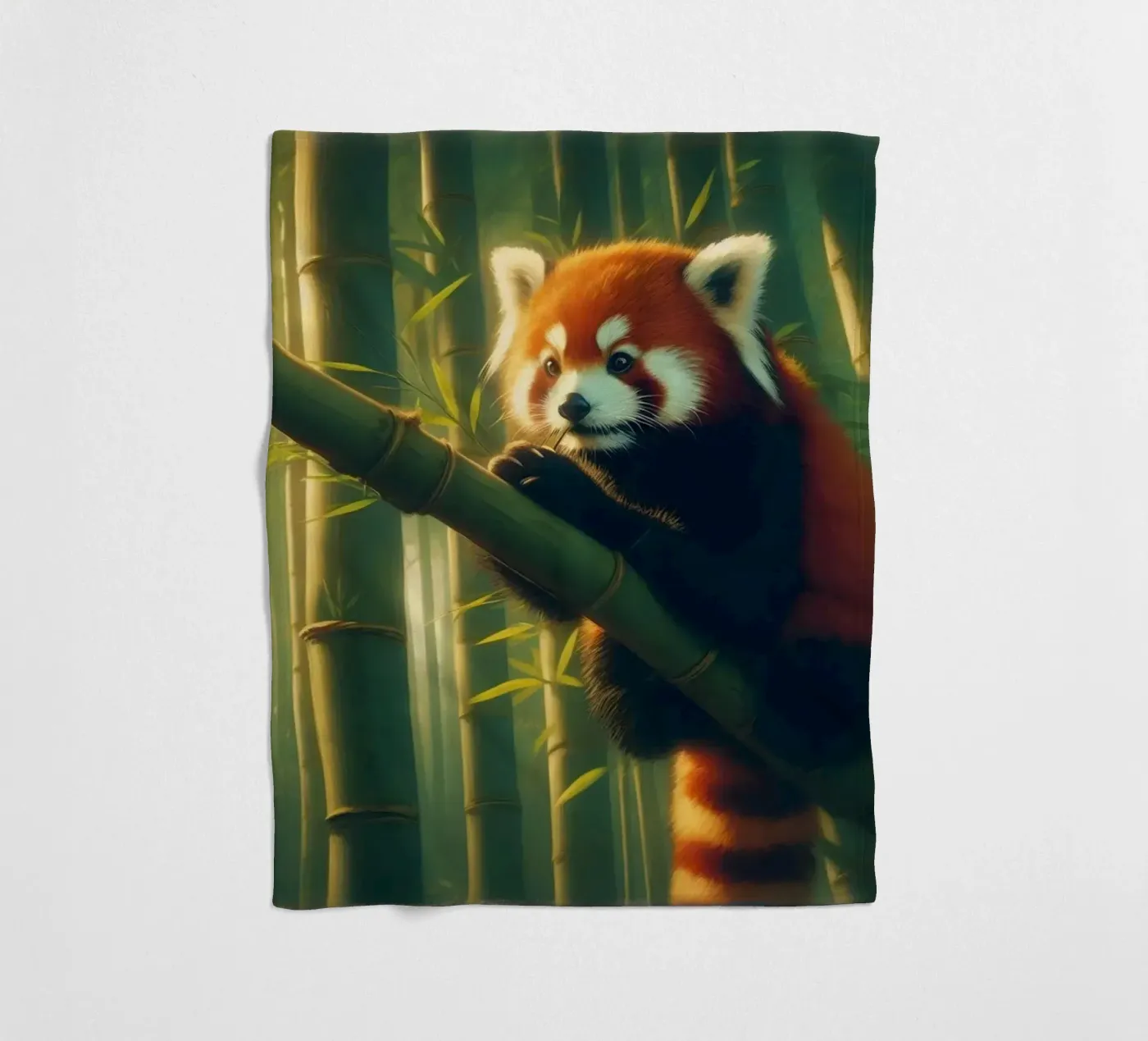 PANDA ROUX Fleecedecke von RUBIANT ART