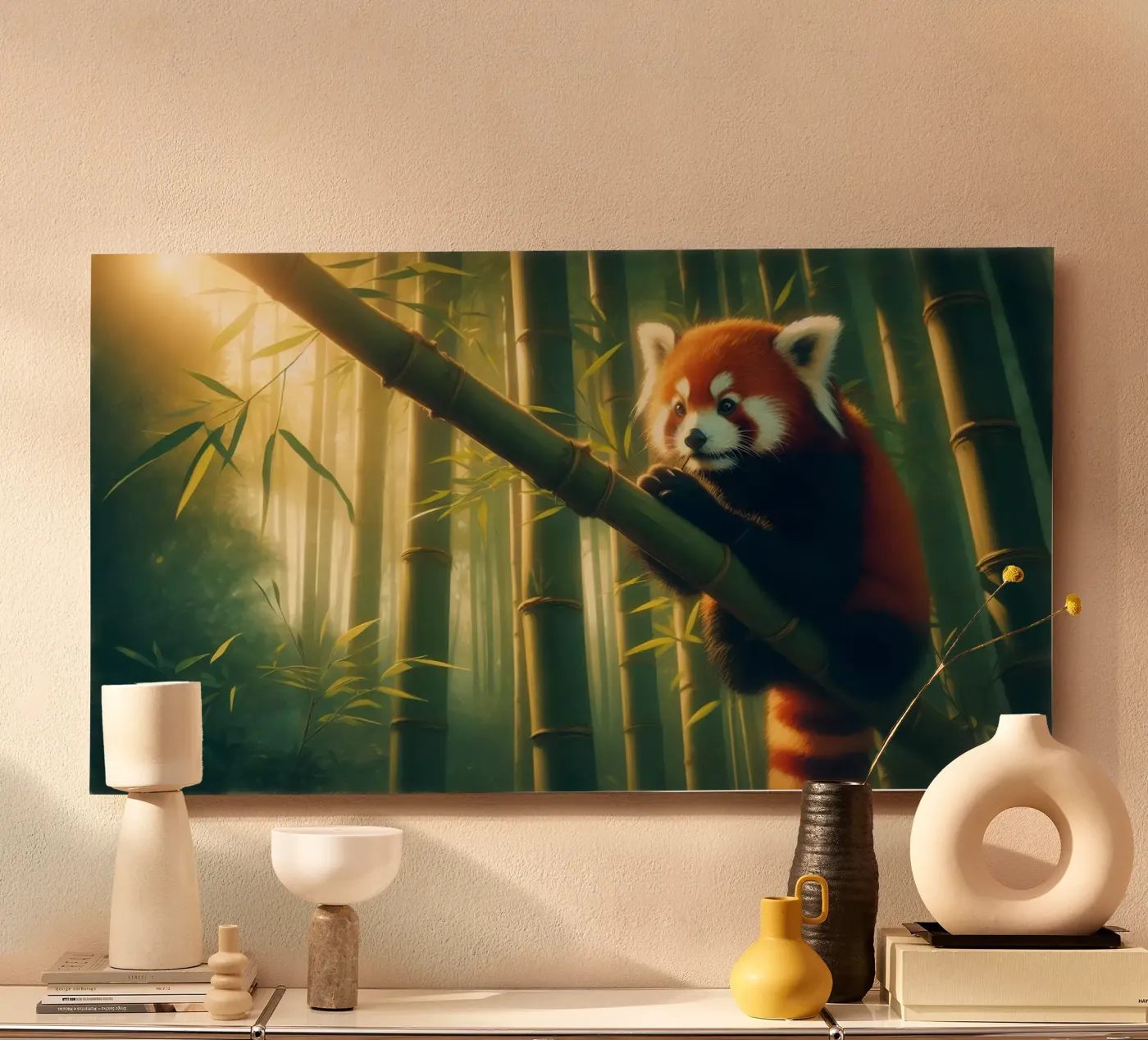 PANDA ROUX pannello forex da RUBIANT ART