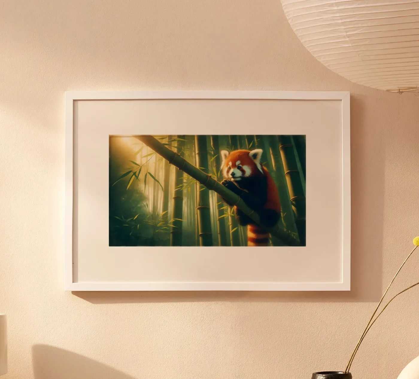 PANDA ROUX poster da RUBIANT ART