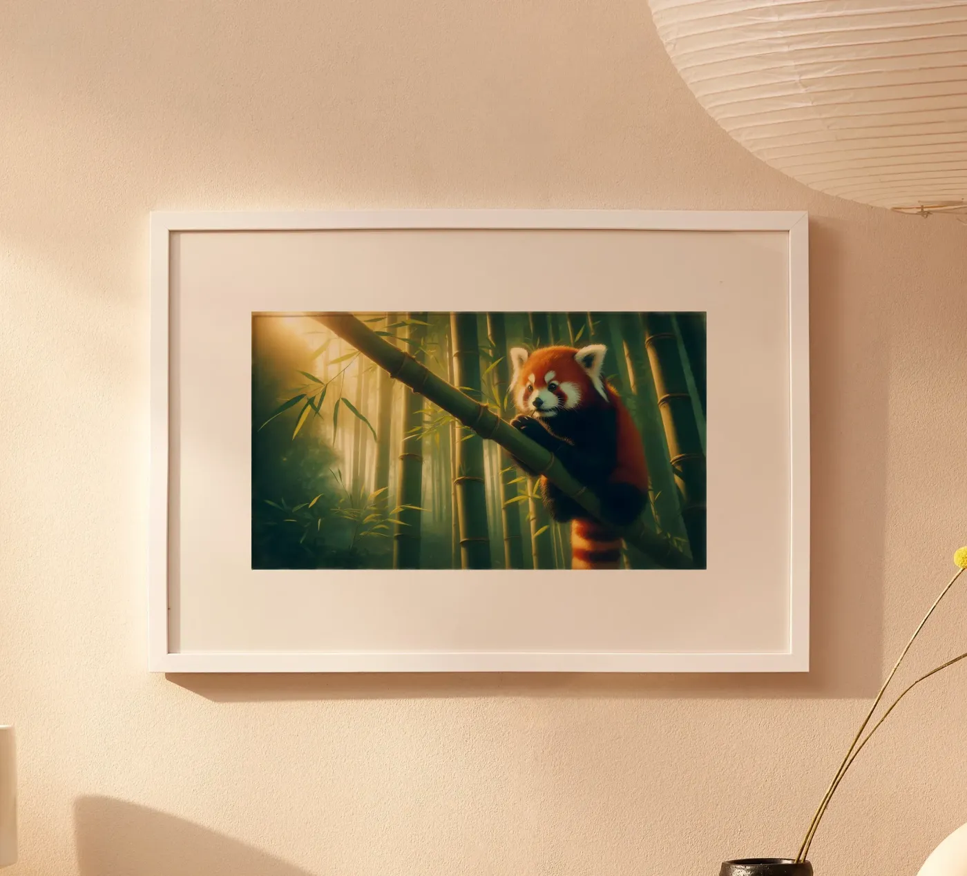 PANDA ROUX poster by RUBIANT ART