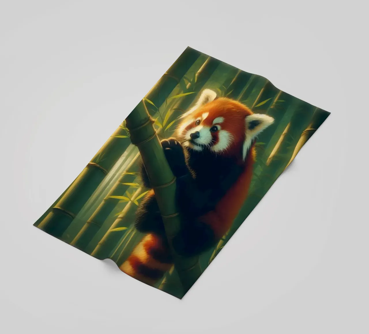 PANDA ROUX telo mare da RUBIANT ART