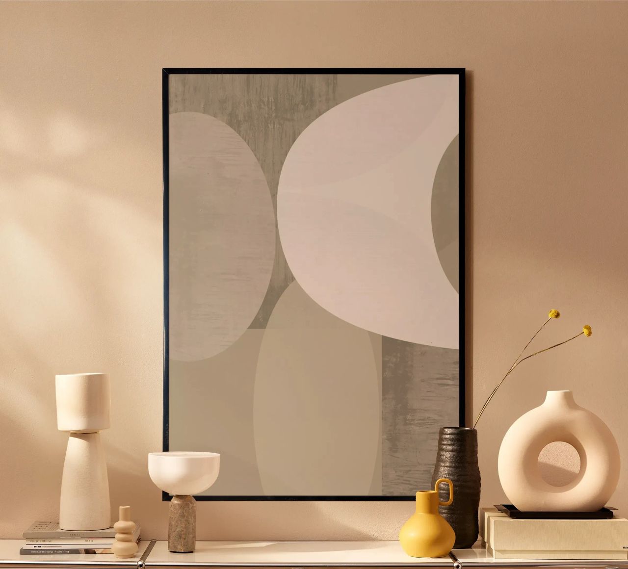 Bianco, beige neutro Forme I carta hahnemühle da Cartissi