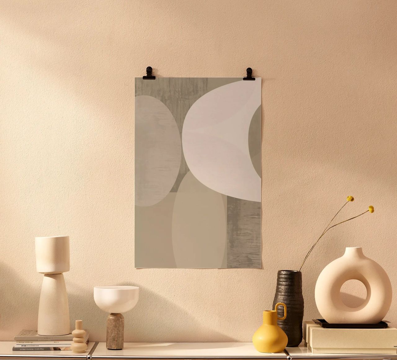 Bianco, beige neutro Forme I carta hahnemühle da Cartissi