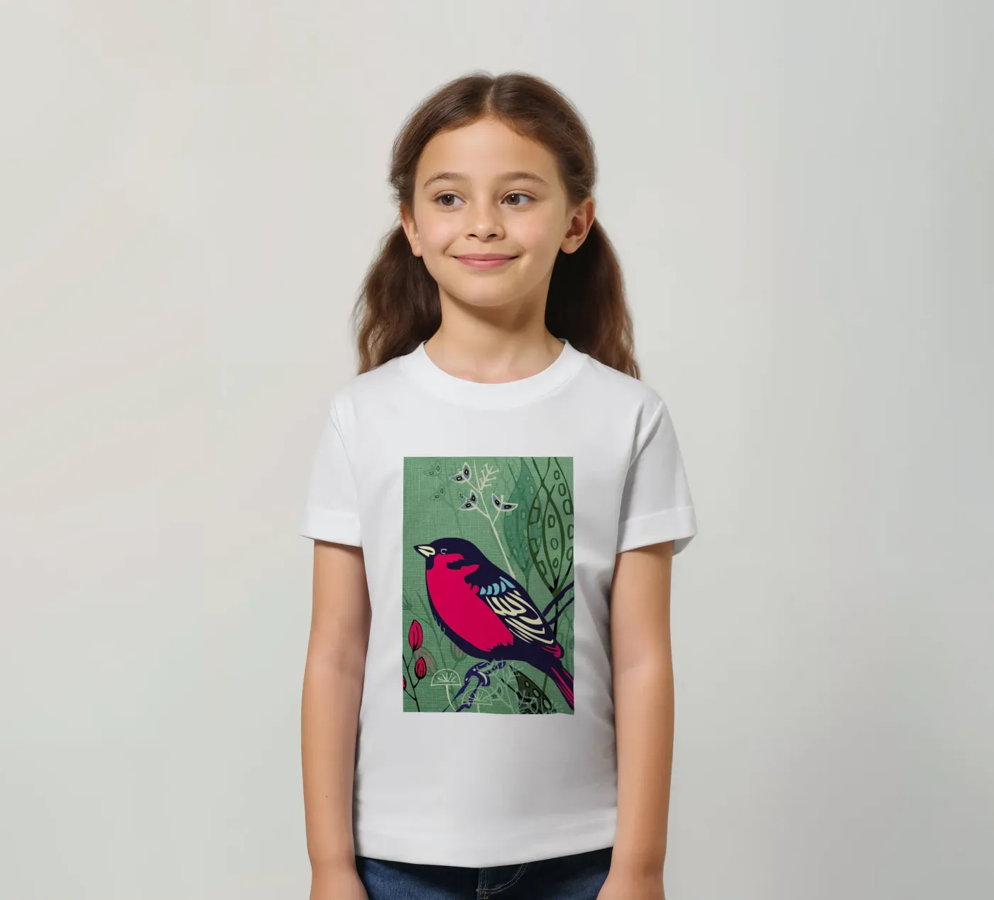 Bird t-shirt bambini da Rocket68
