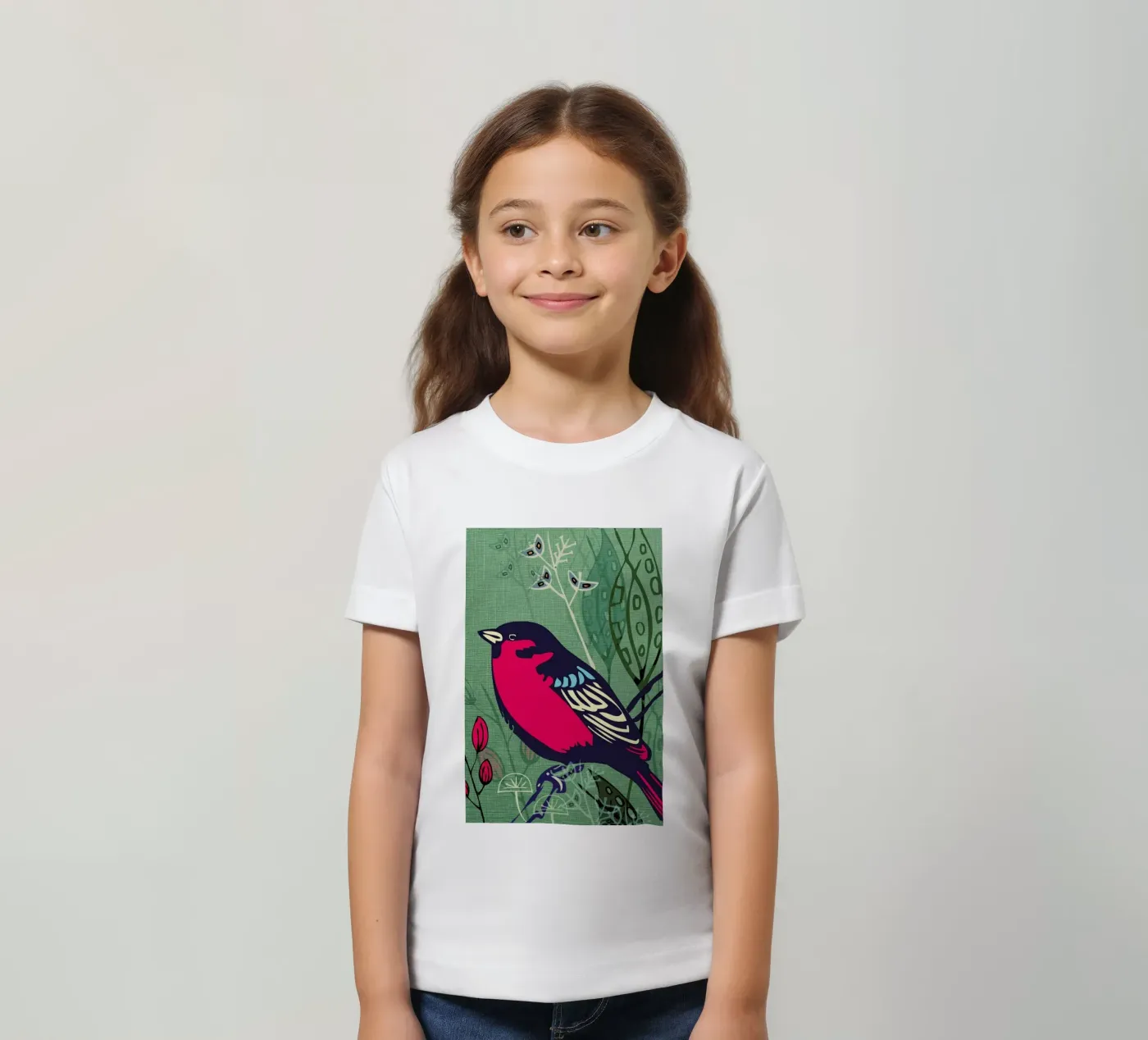 Bird t-shirt bambini da Rocket68