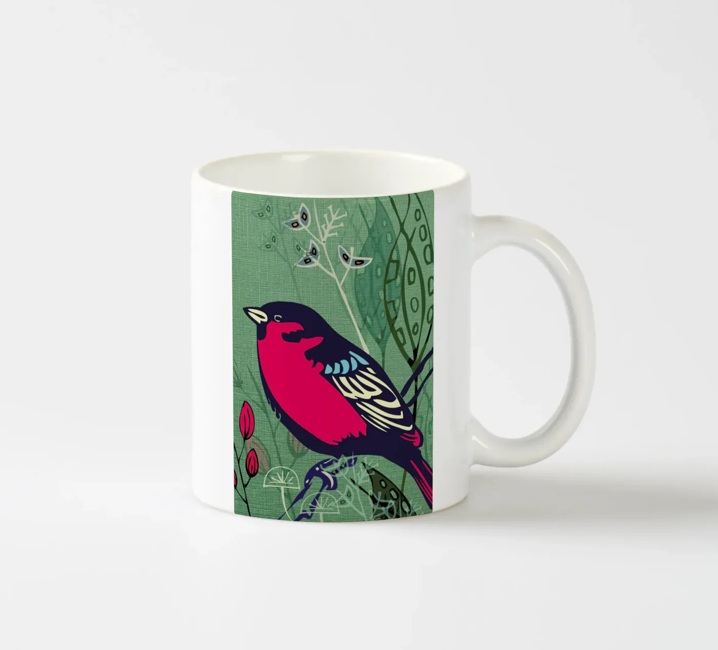 Bird ceramic mug by Rocket68