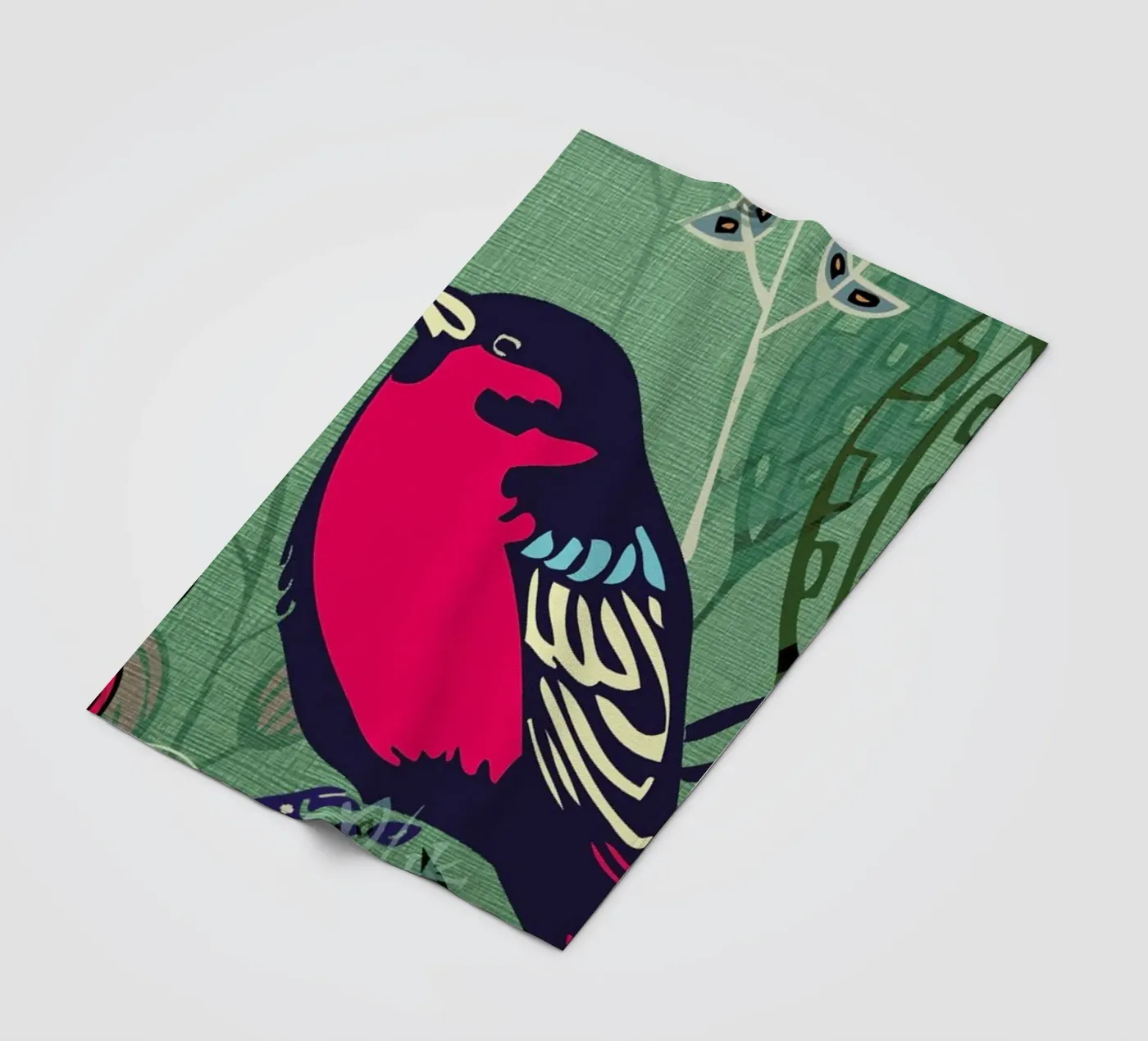 Bird fleece blanket by Rocket68