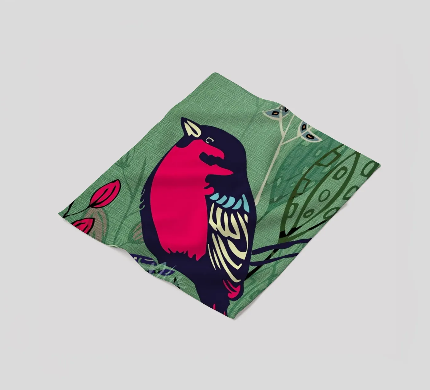 Bird fleece blanket by Rocket68