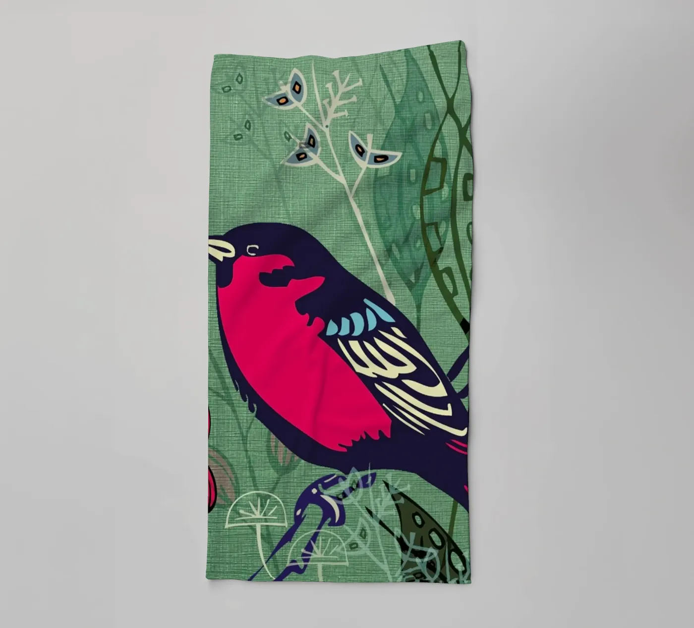 Bird towel by Rocket68