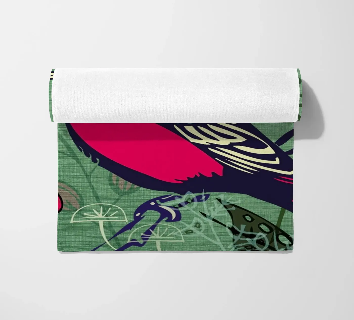 Bird beach towel by Rocket68