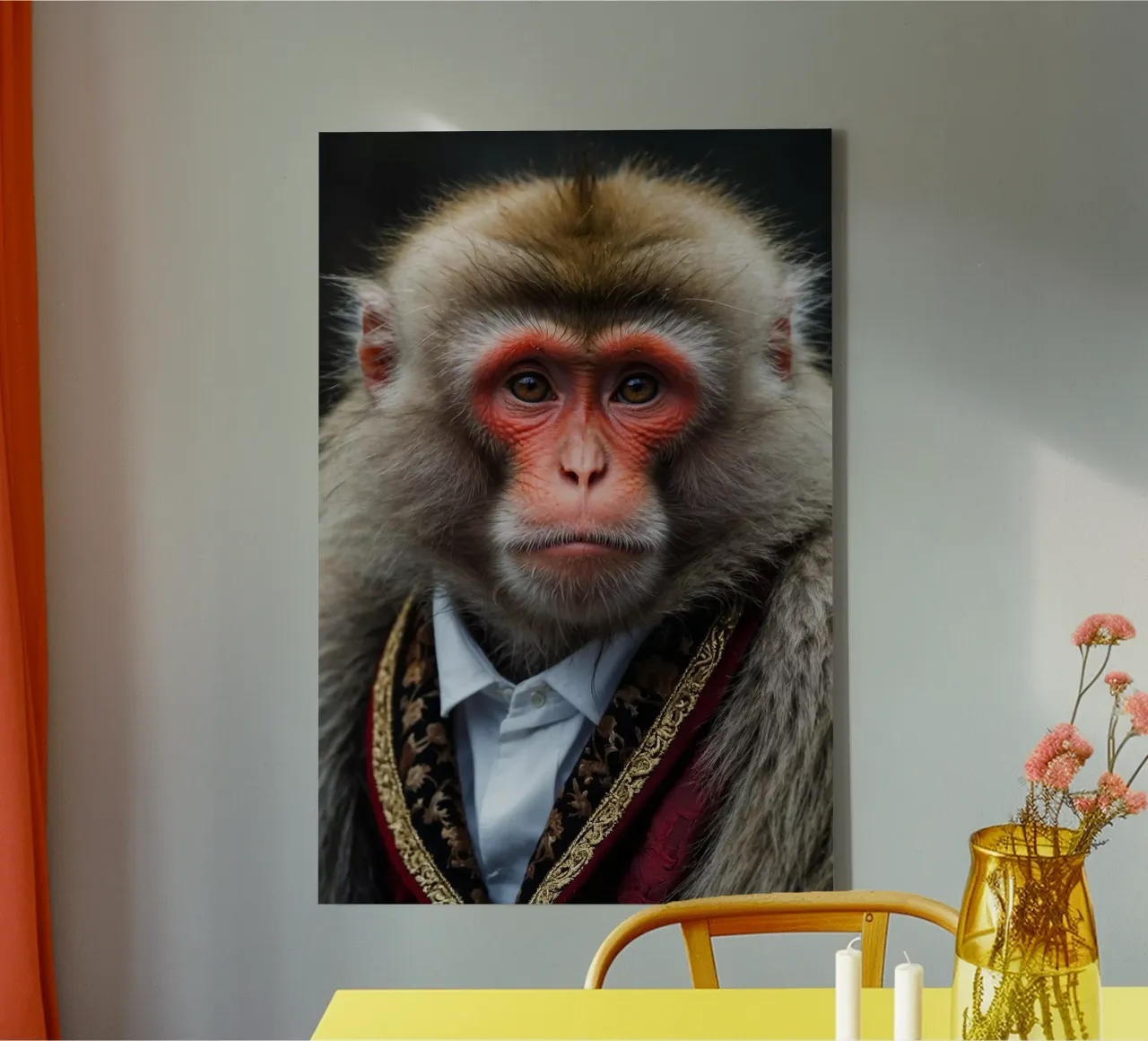 Sage of the Forest - Noble Monkey canvas with Floater frame by Beasts of Nobility