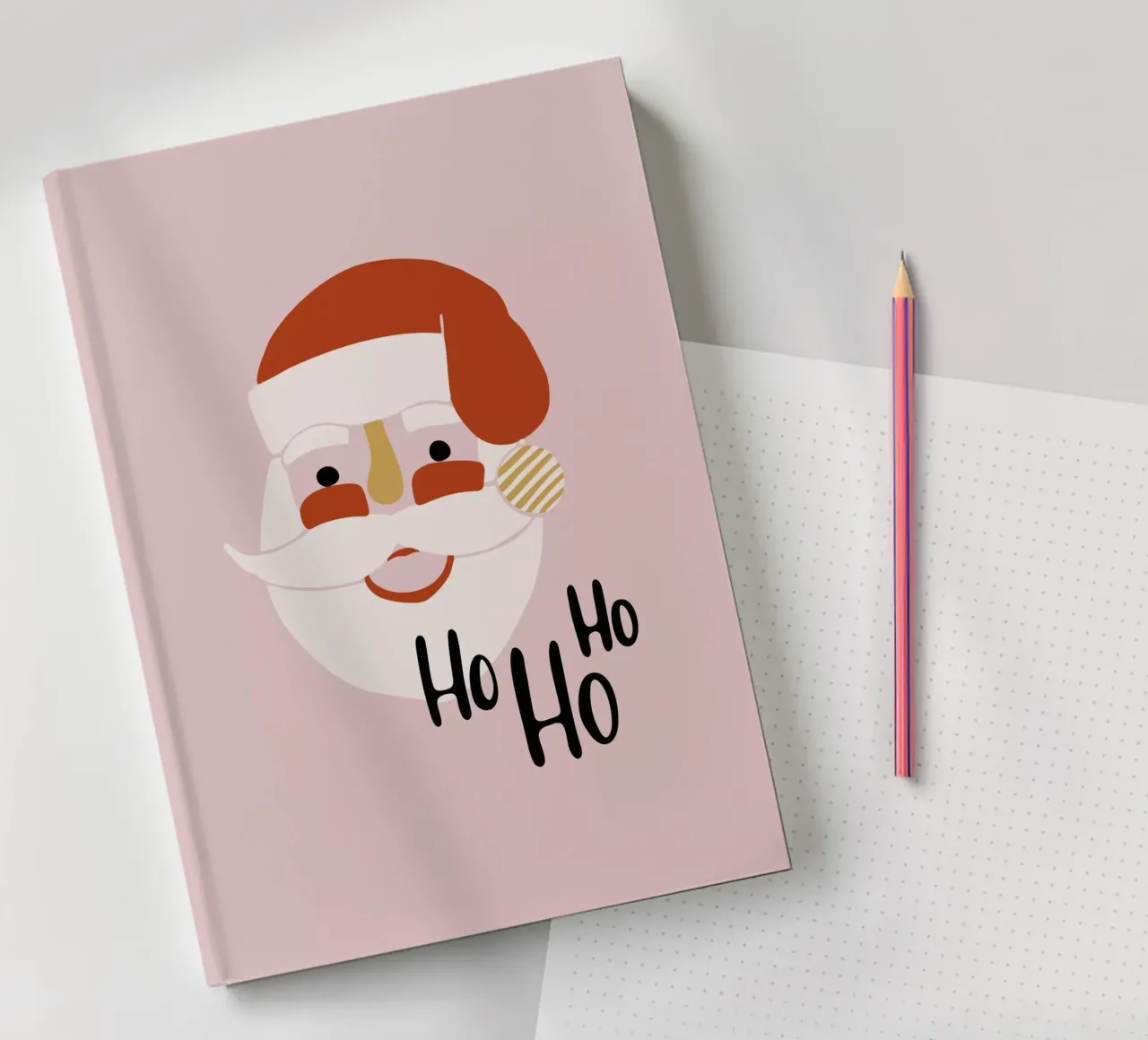 Ho ho ho | rosa notebook by modeern