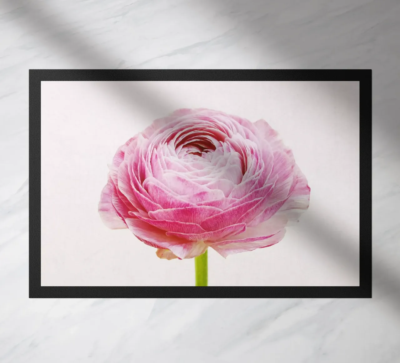 Ranunculus doormat by Cassia Beck Photography