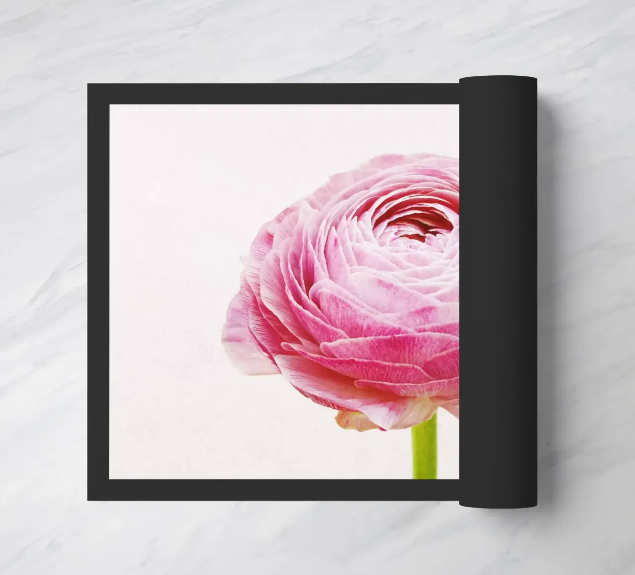 Ranunculus doormat by Cassia Beck Photography