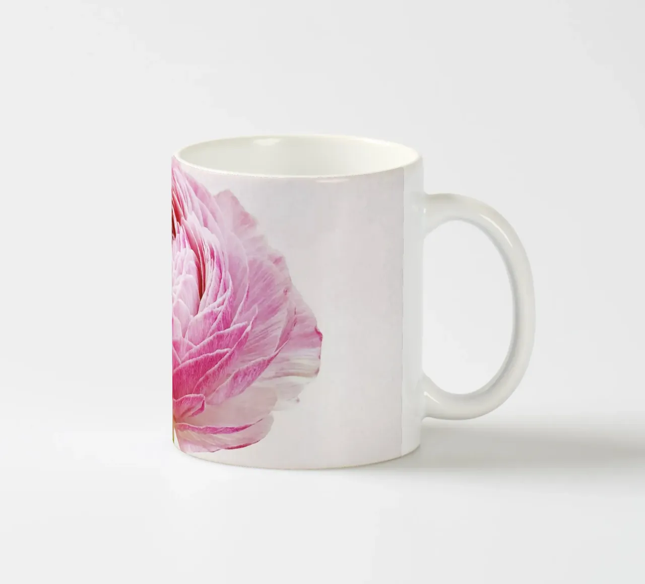 Ranunculus ceramic mug by Cassia Beck Photography