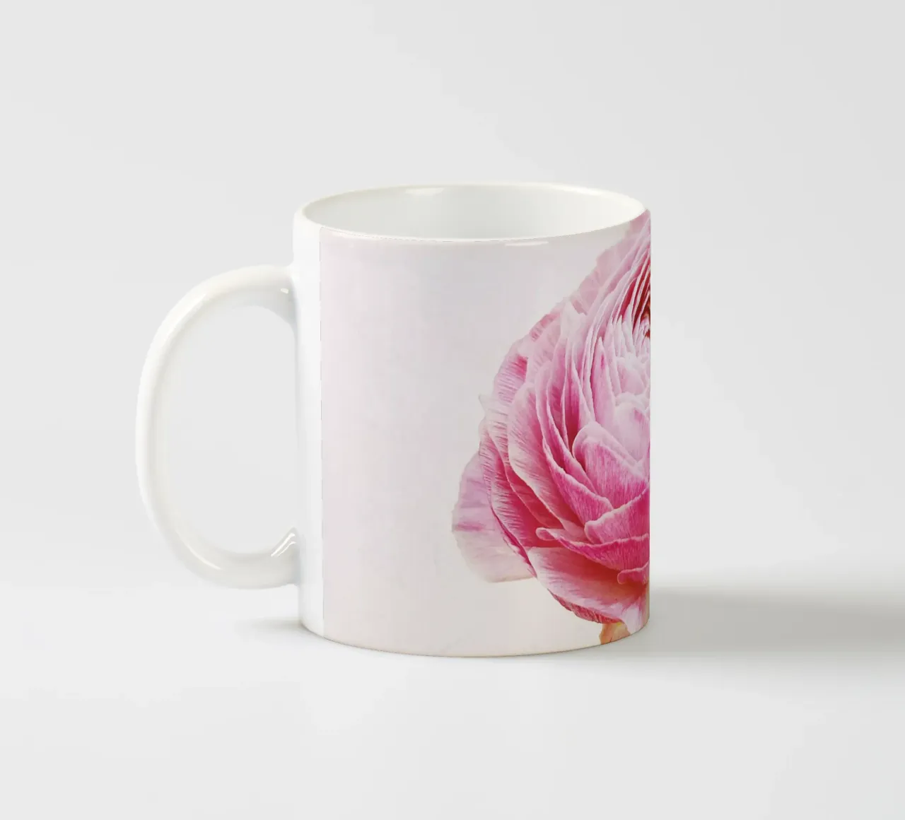 Ranunculus ceramic mug by Cassia Beck Photography