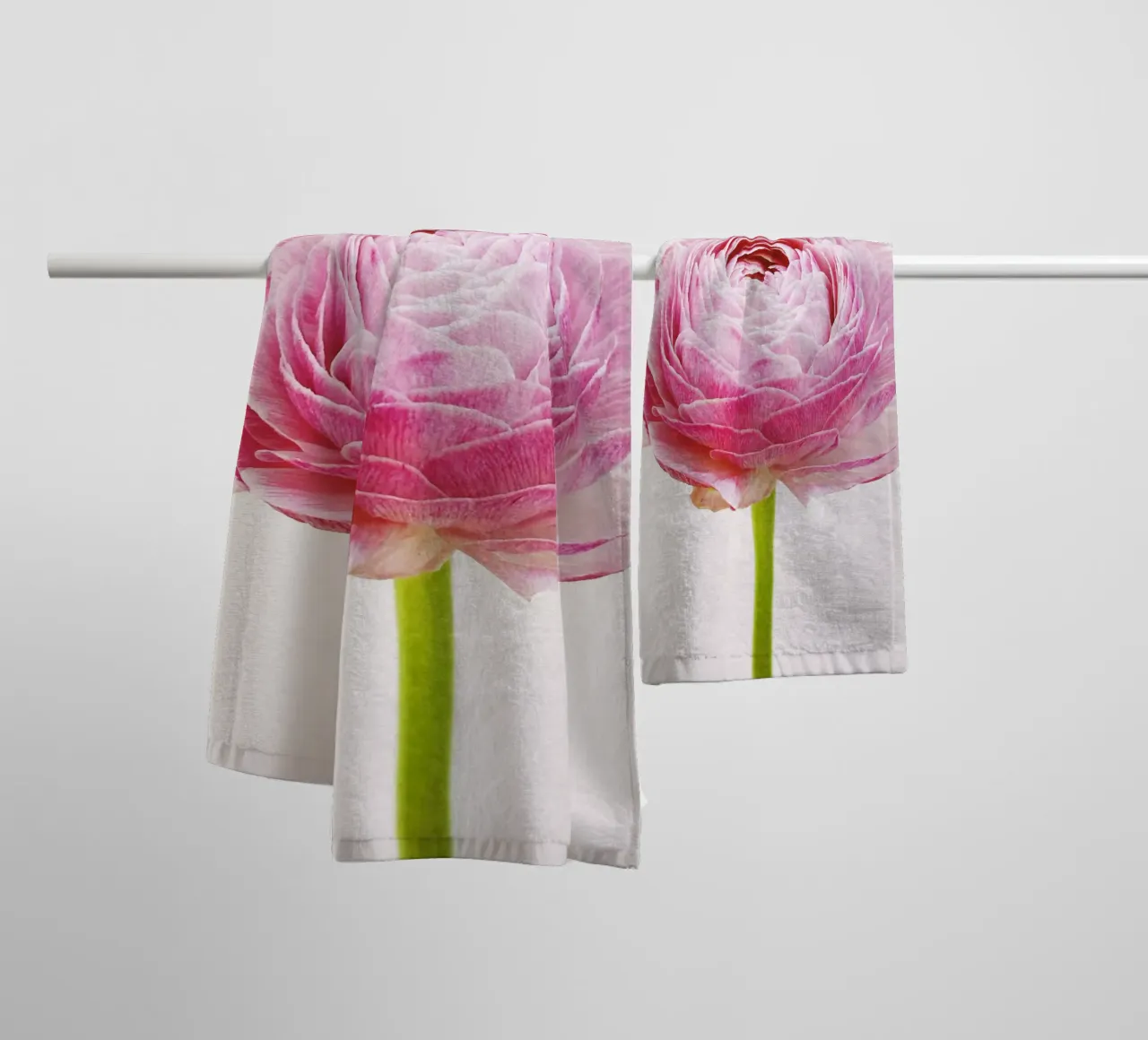 Ranunculus towel by Cassia Beck Photography
