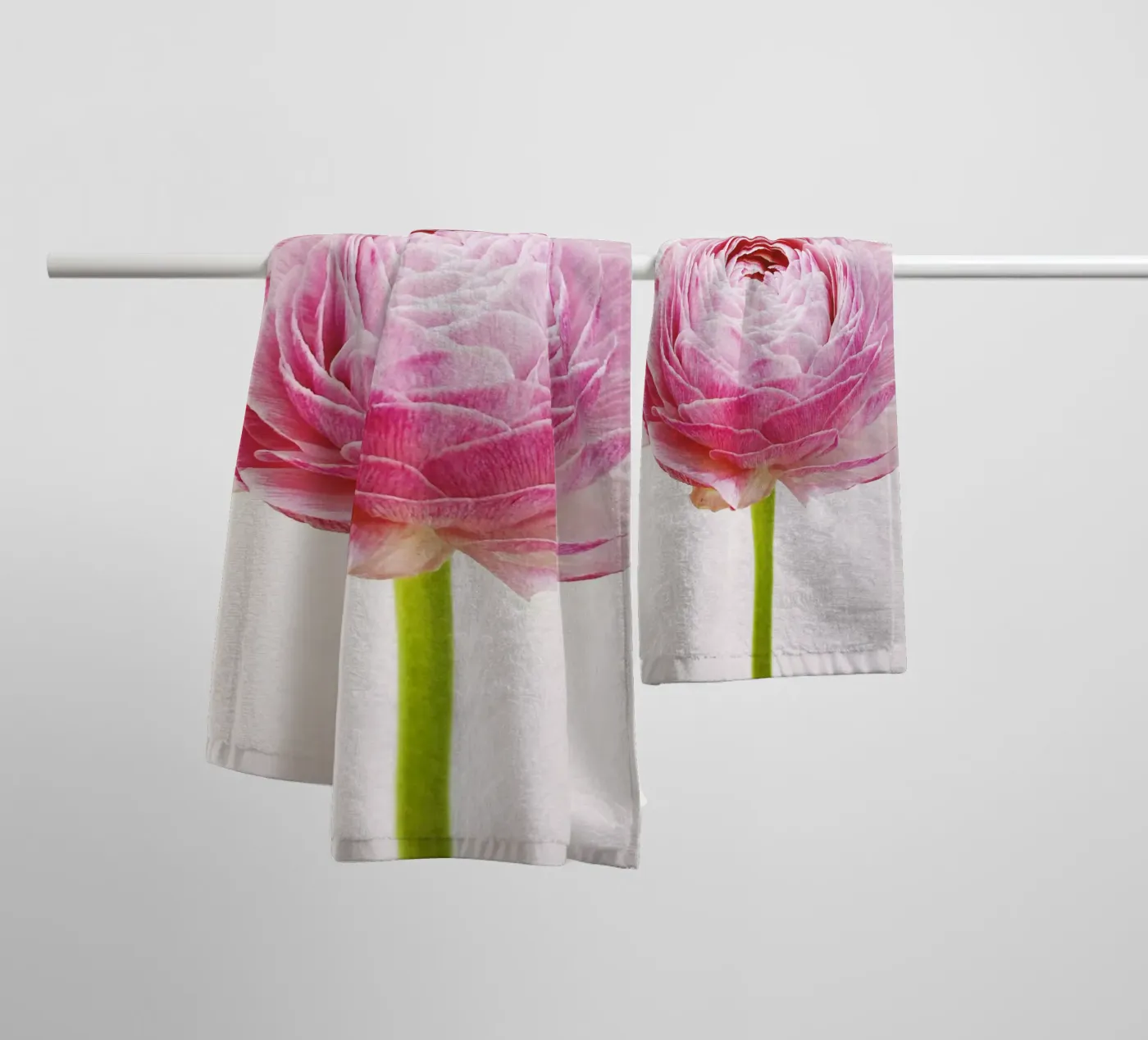 Ranunculus towel by Cassia Beck Photography