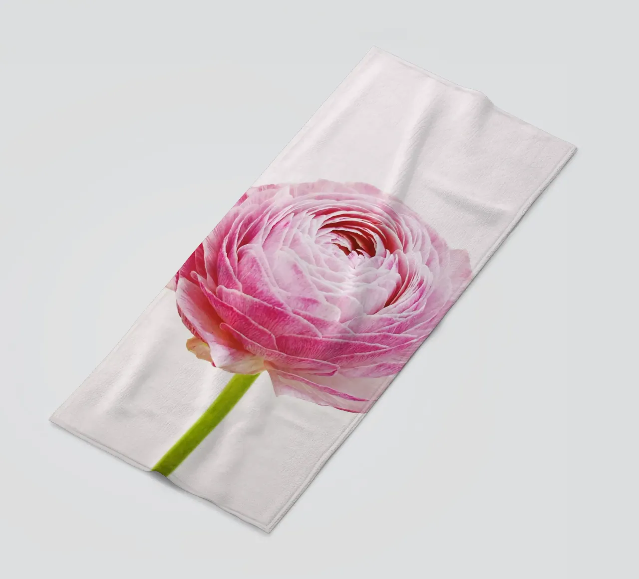 Ranunculus beach towel by Cassia Beck Photography