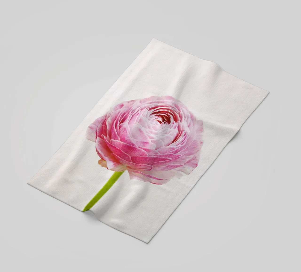 Ranunculus beach towel by Cassia Beck Photography