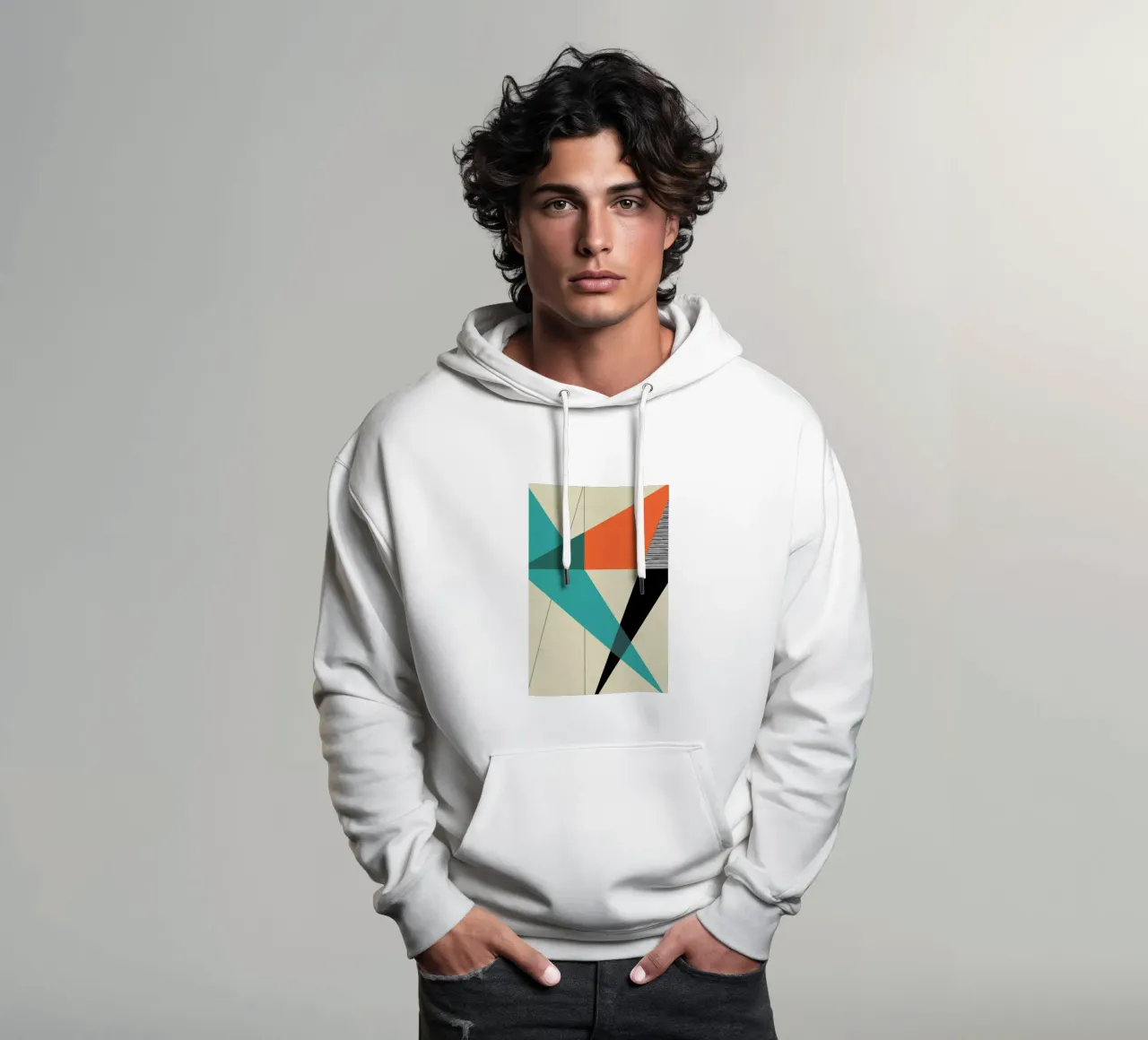 Diagonal Unity felpa con cappuccio da Rocket68