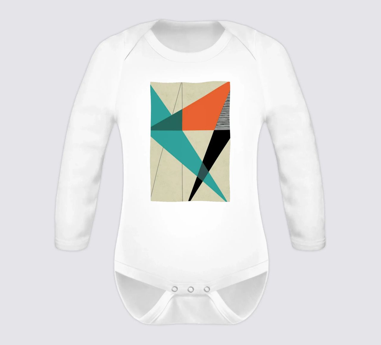 Diagonal Unity body neonato maniche lunghe da Rocket68
