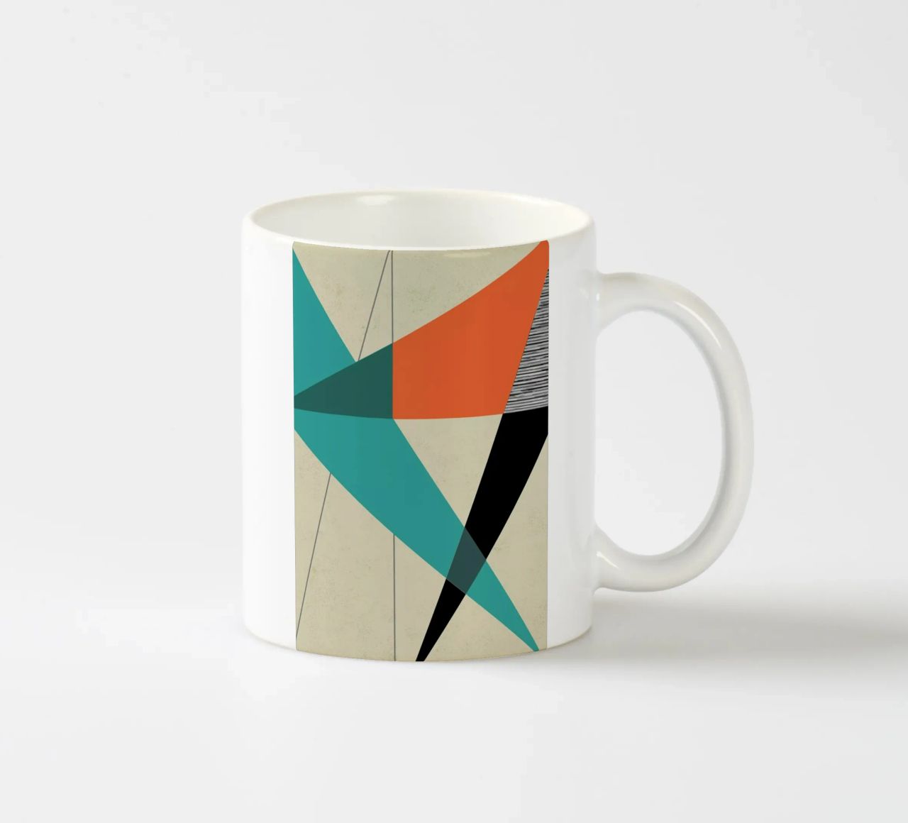Diagonal Unity taza de cerámica de Rocket68