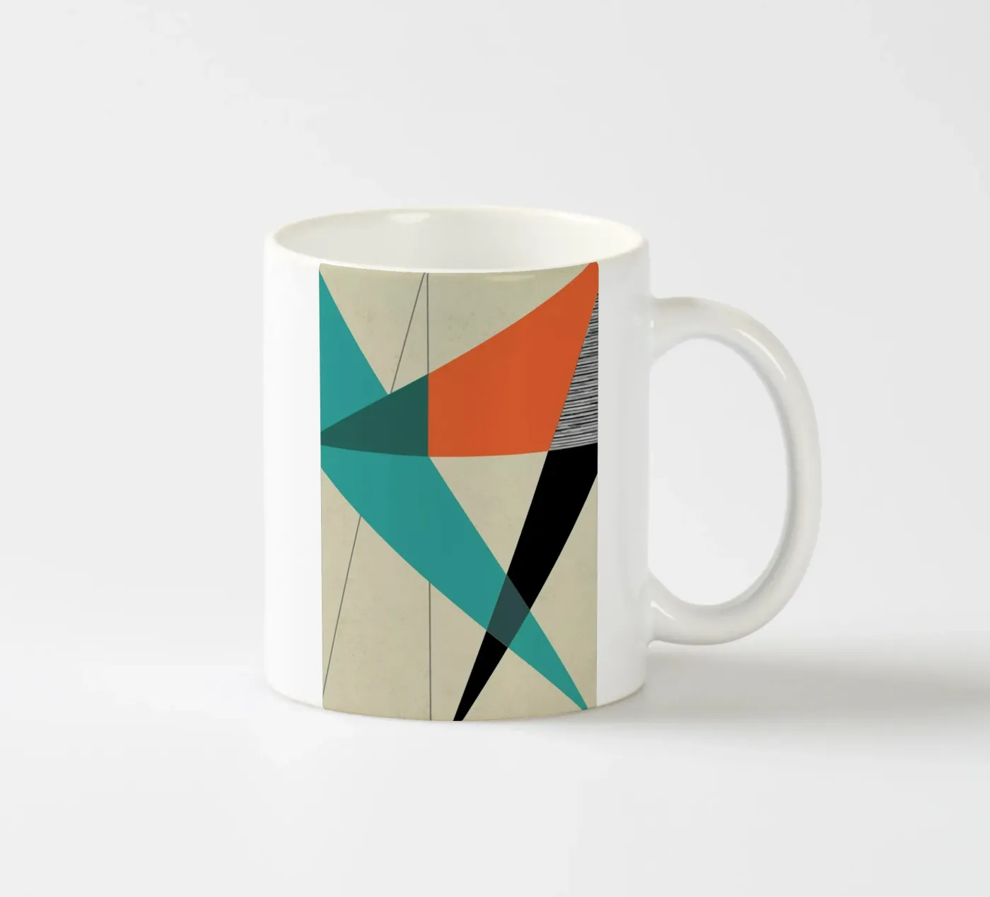 Diagonal Unity ceramic mug by Rocket68