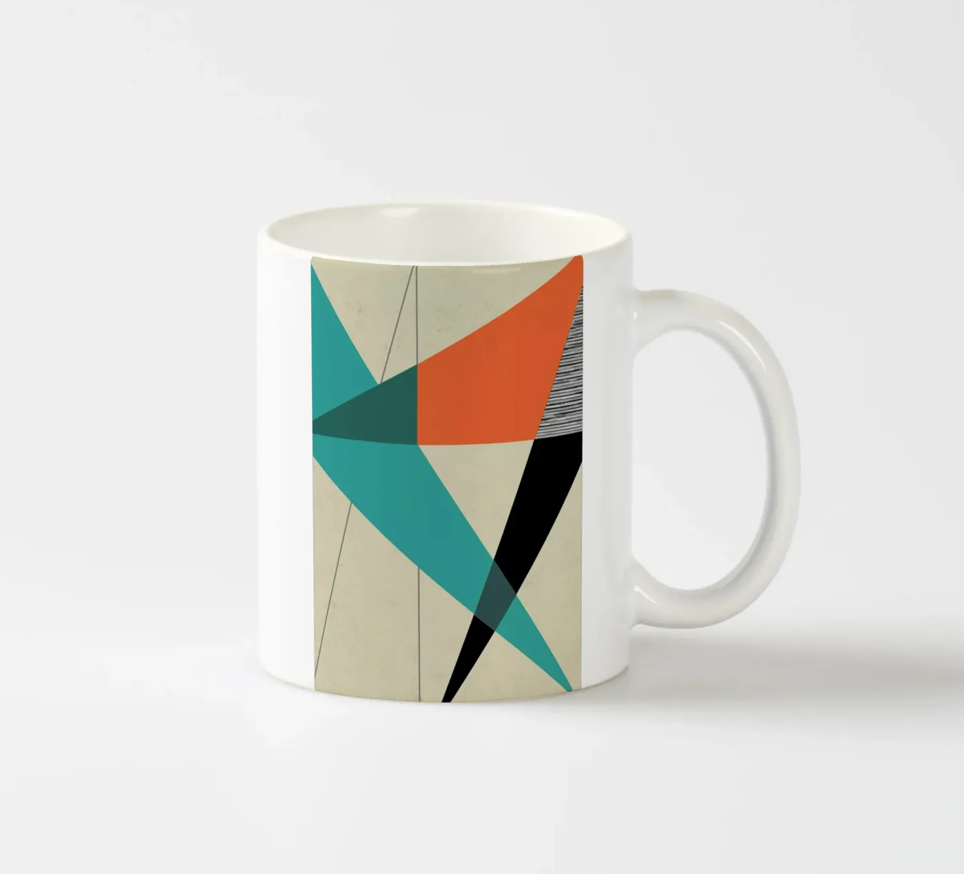 Diagonal Unity Keramik Tasse von Rocket68