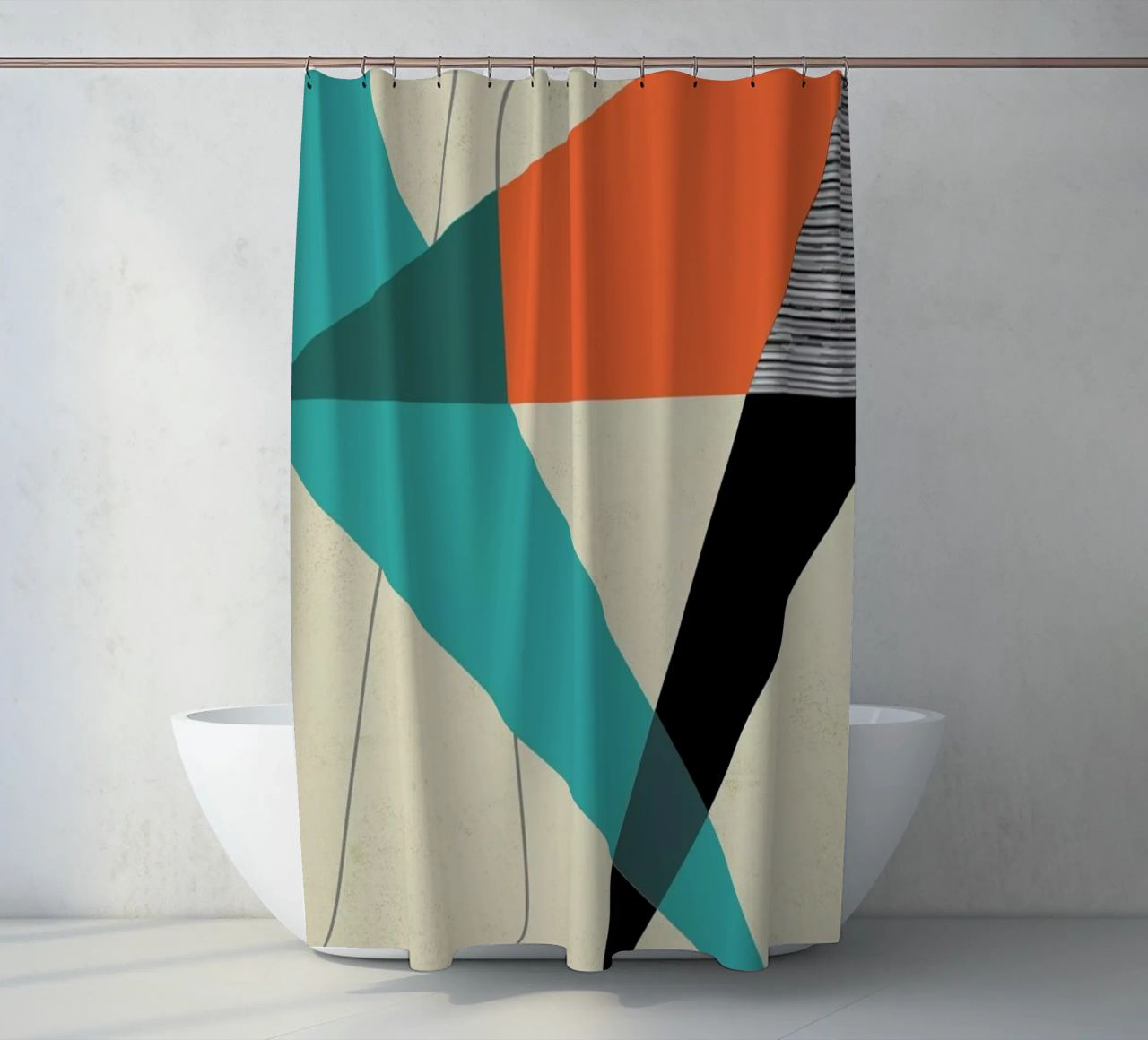 Diagonal Unity cortina de baño de Rocket68