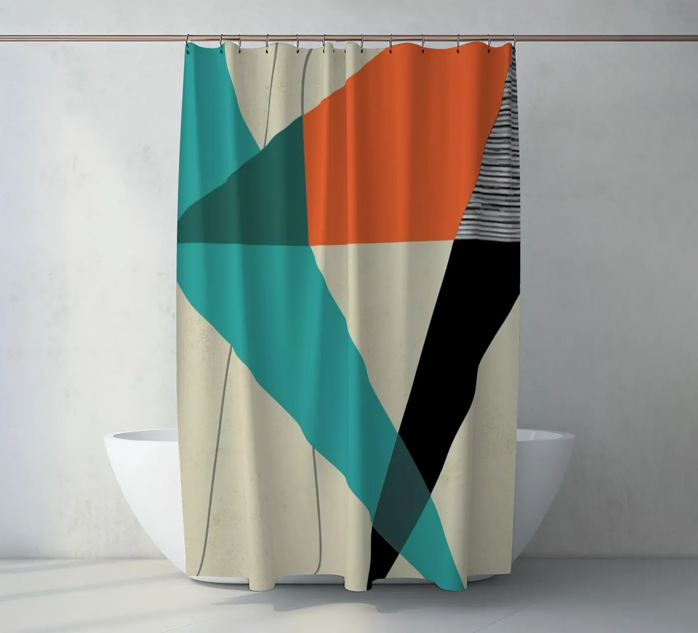 Diagonal Unity Duschvorhang von Rocket68