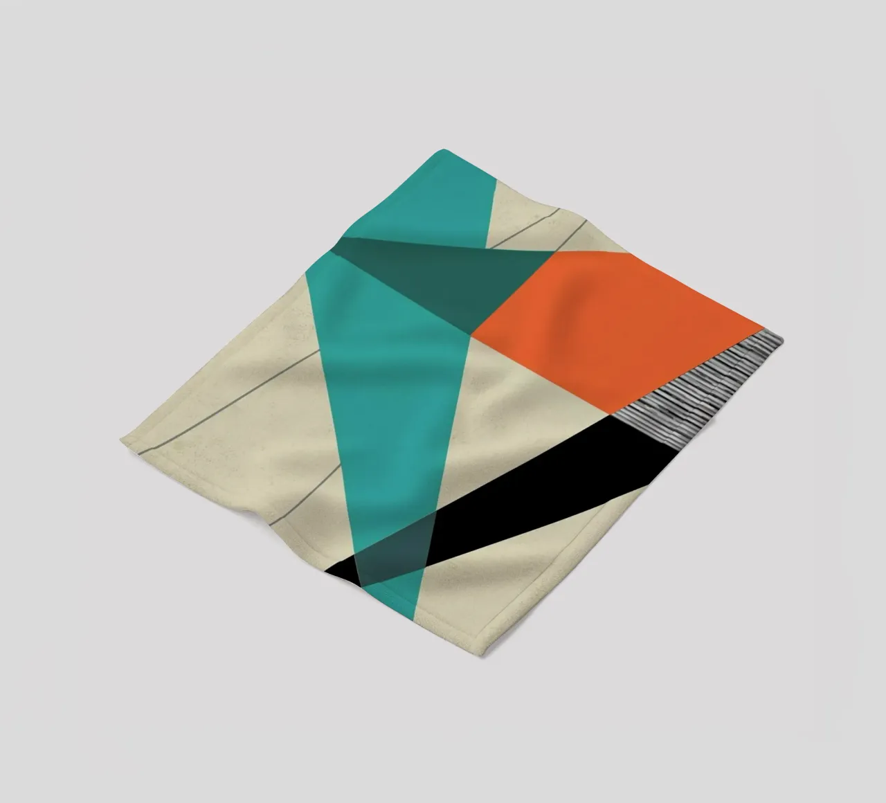 Diagonal Unity Fleecedecke von Rocket68