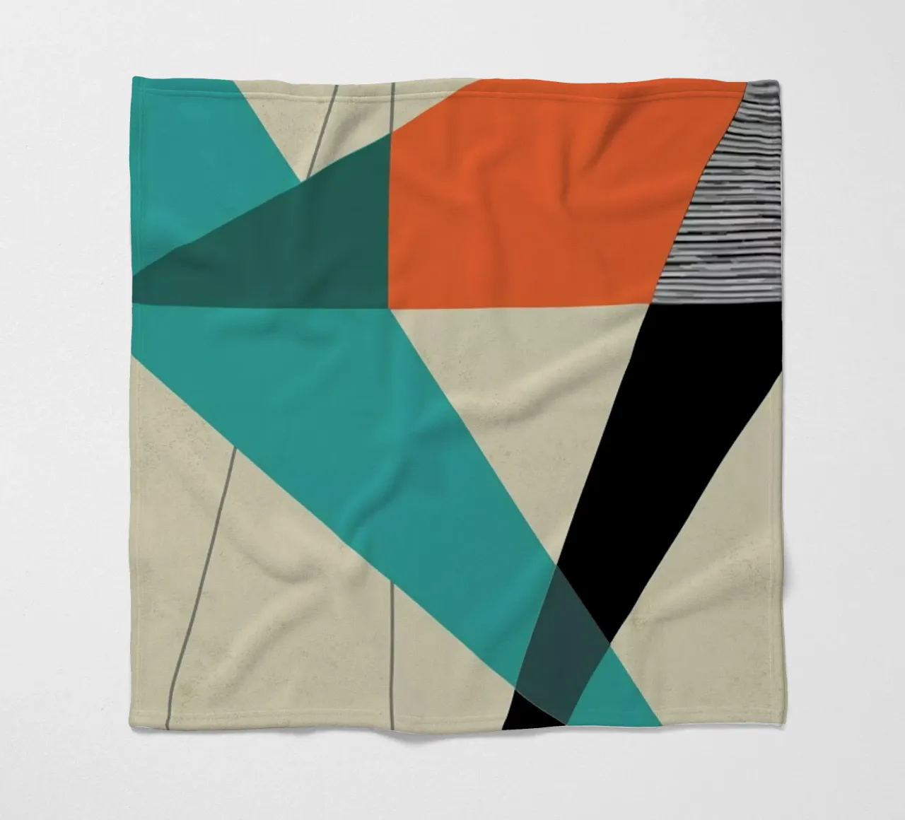 Diagonal Unity fleece blanket by Rocket68