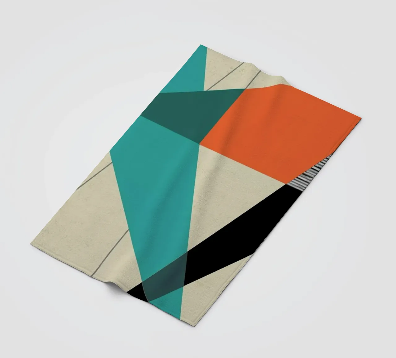 Diagonal Unity Fleecedecke von Rocket68