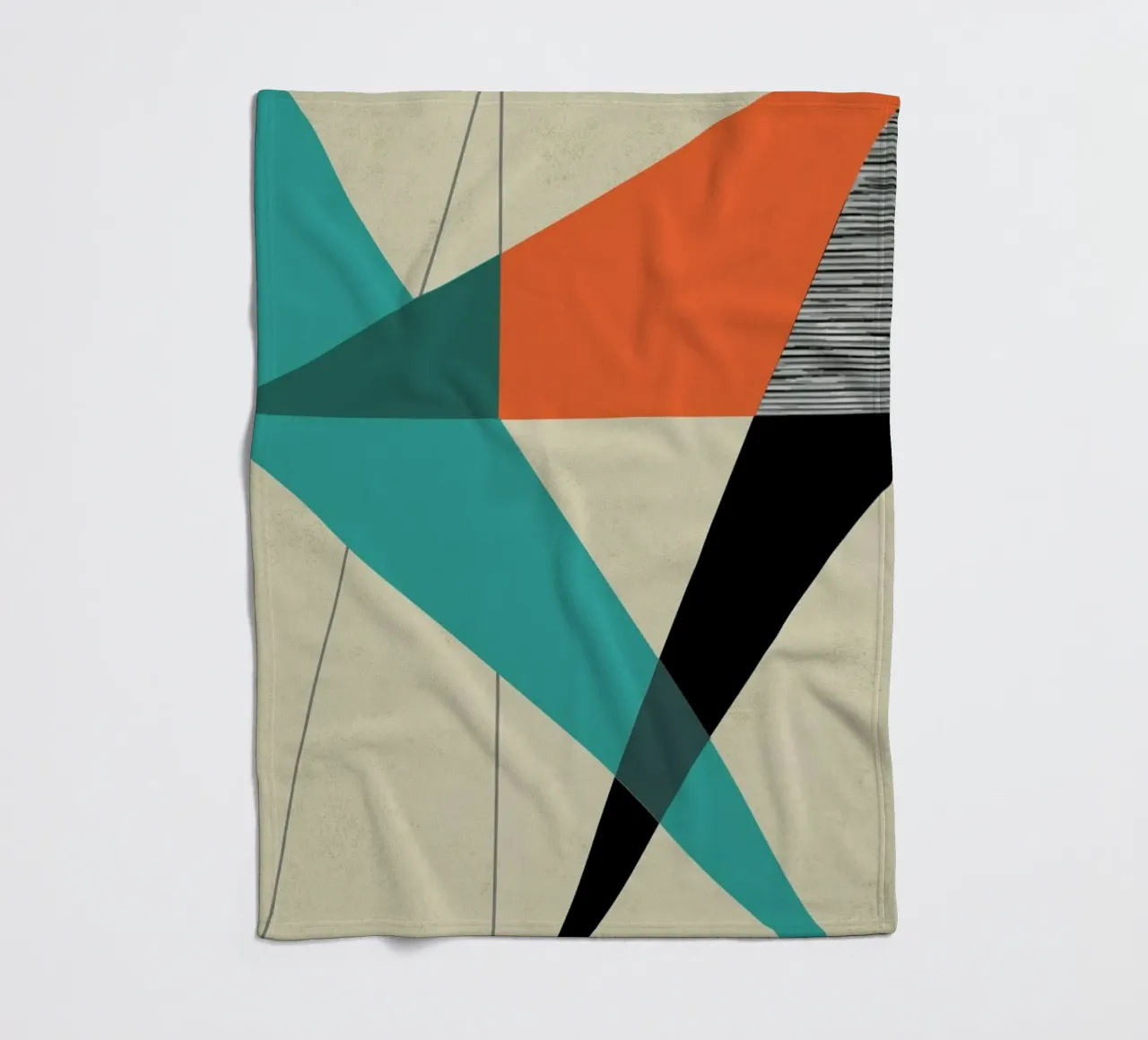 Diagonal Unity fleece blanket by Rocket68
